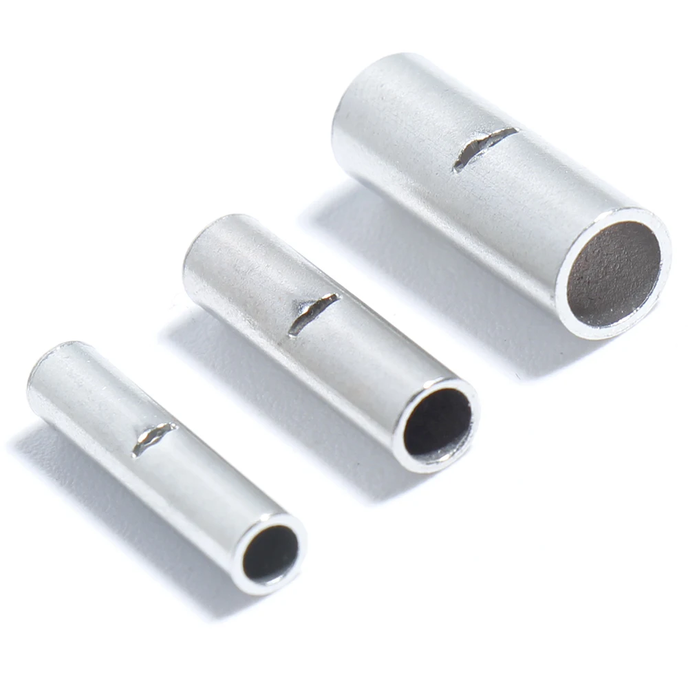 Tinned Coppers Butt Connectors Kit, 50pcs Crimp Terminals for Wire Repair - Picture 9 of 11