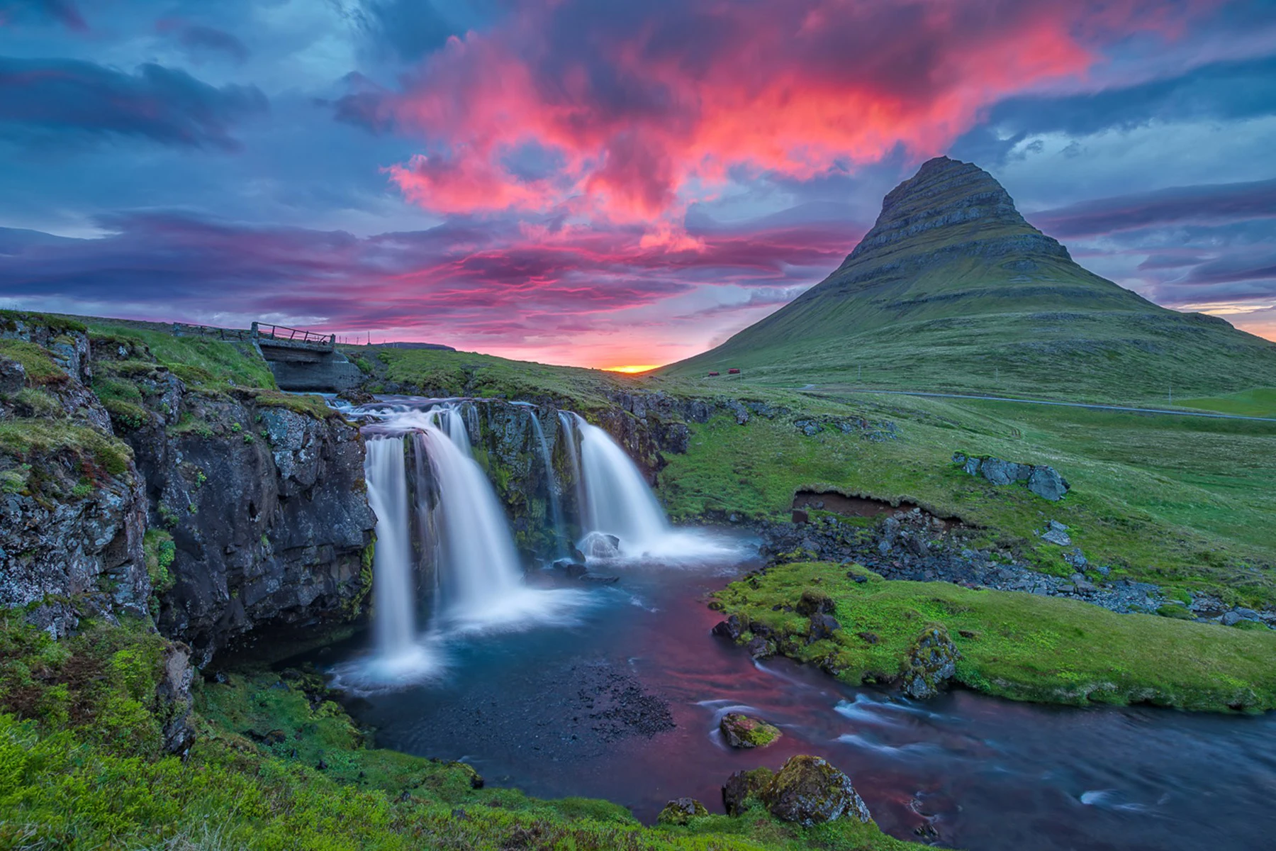 Landscape Natural Waterfall Canvas Painting Mural Poster Prints Home Decor - Bild 11 von 17