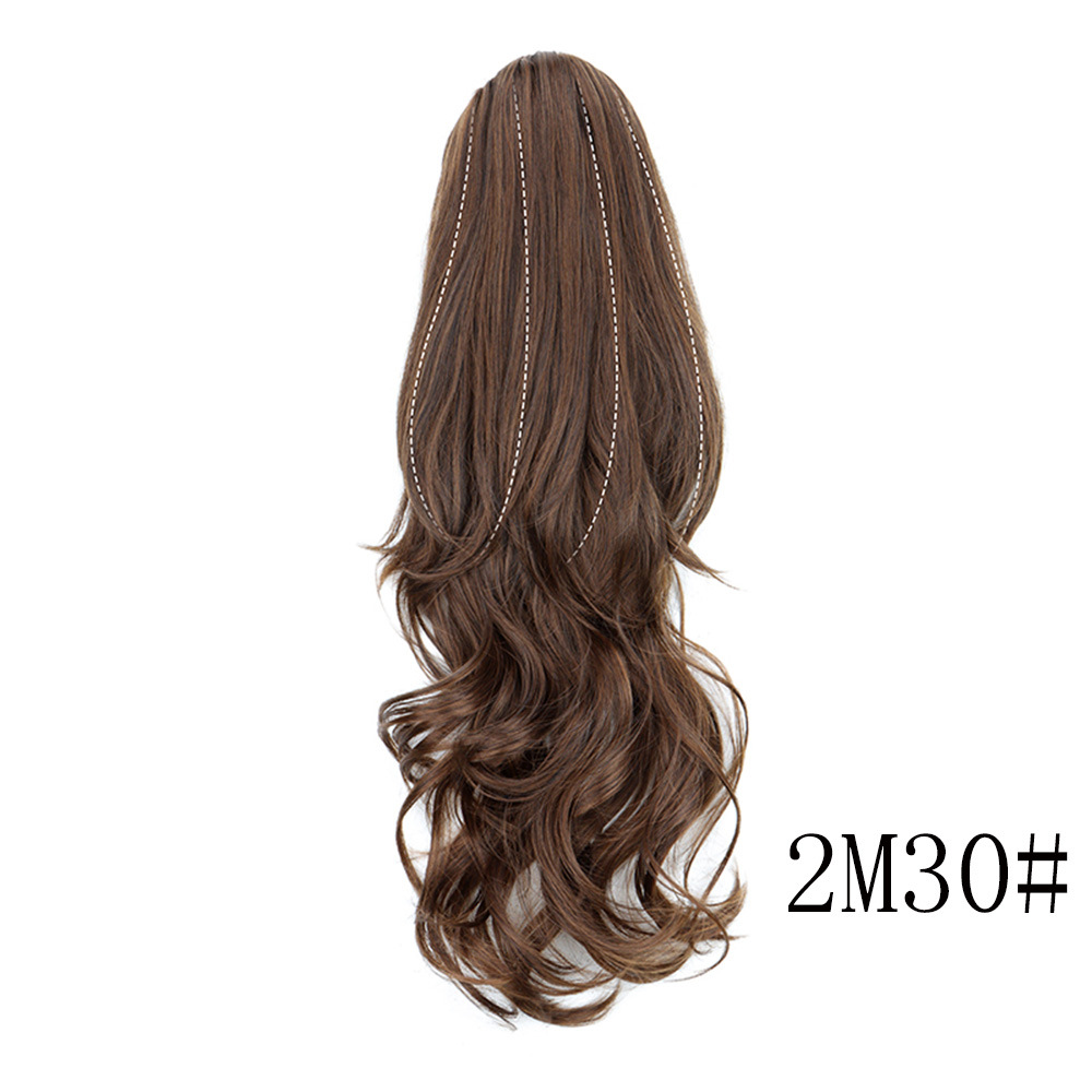 Layered Drawstring Curly Hair High Ponytail Wig Drawstring Big Wavy Ponytail - Bild 13 von 17