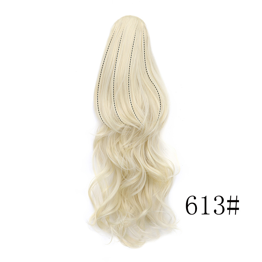 Layered Drawstring Curly Hair High Ponytail Wig Drawstring Big Wavy Ponytail - Bild 17 von 17
