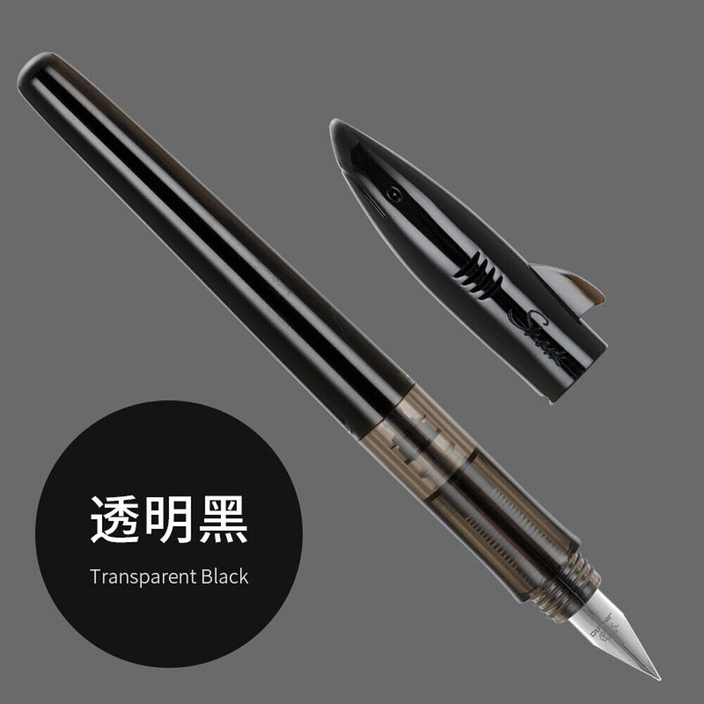 Jinhao F/0.5mm Fountain Pen Shark Pen Cap Writing Gift Students practicing#ZH - Picture 8 of 20