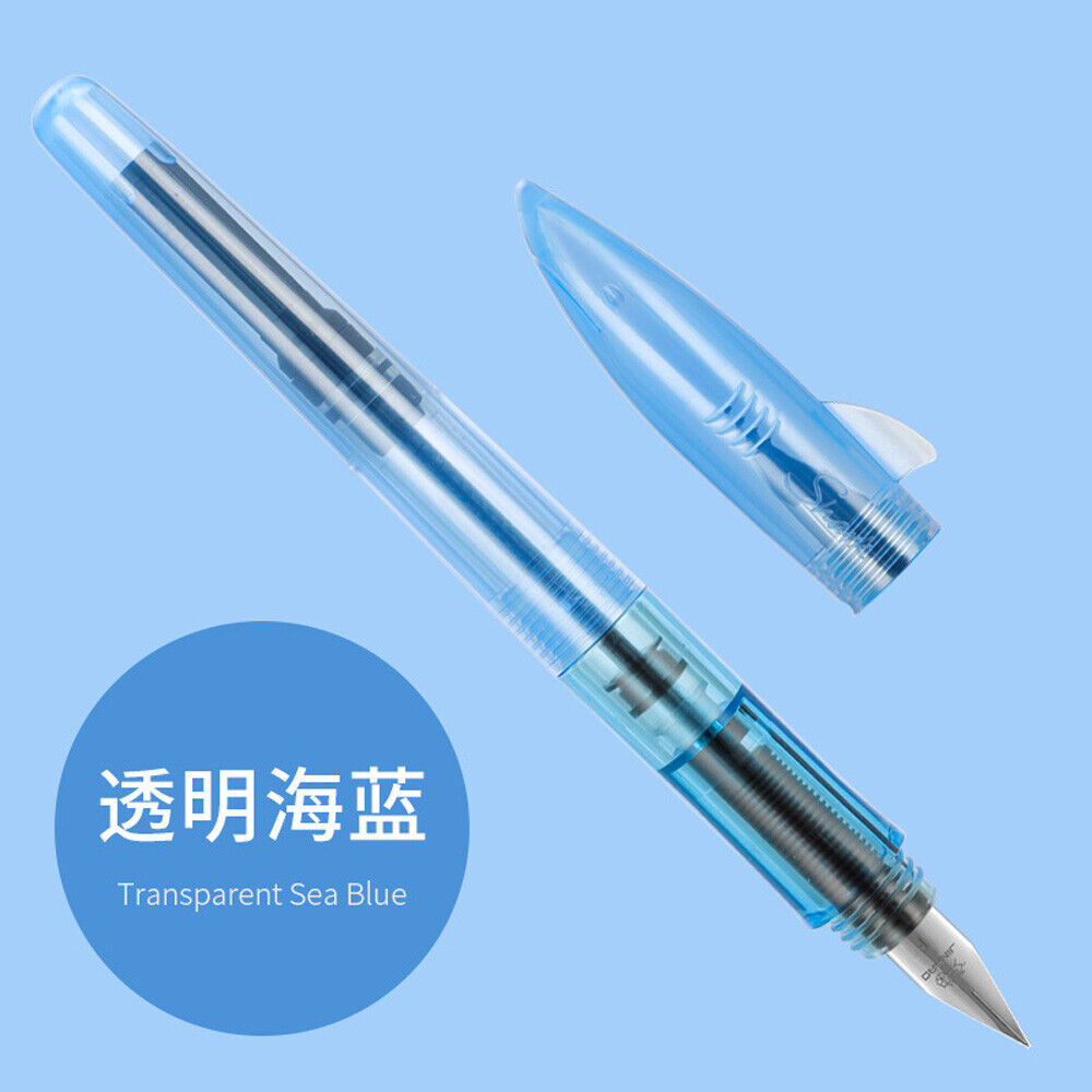Jinhao F/0.5mm Fountain Pen Shark Pen Cap Writing Gift Students practicing#ZH - Picture 12 of 20