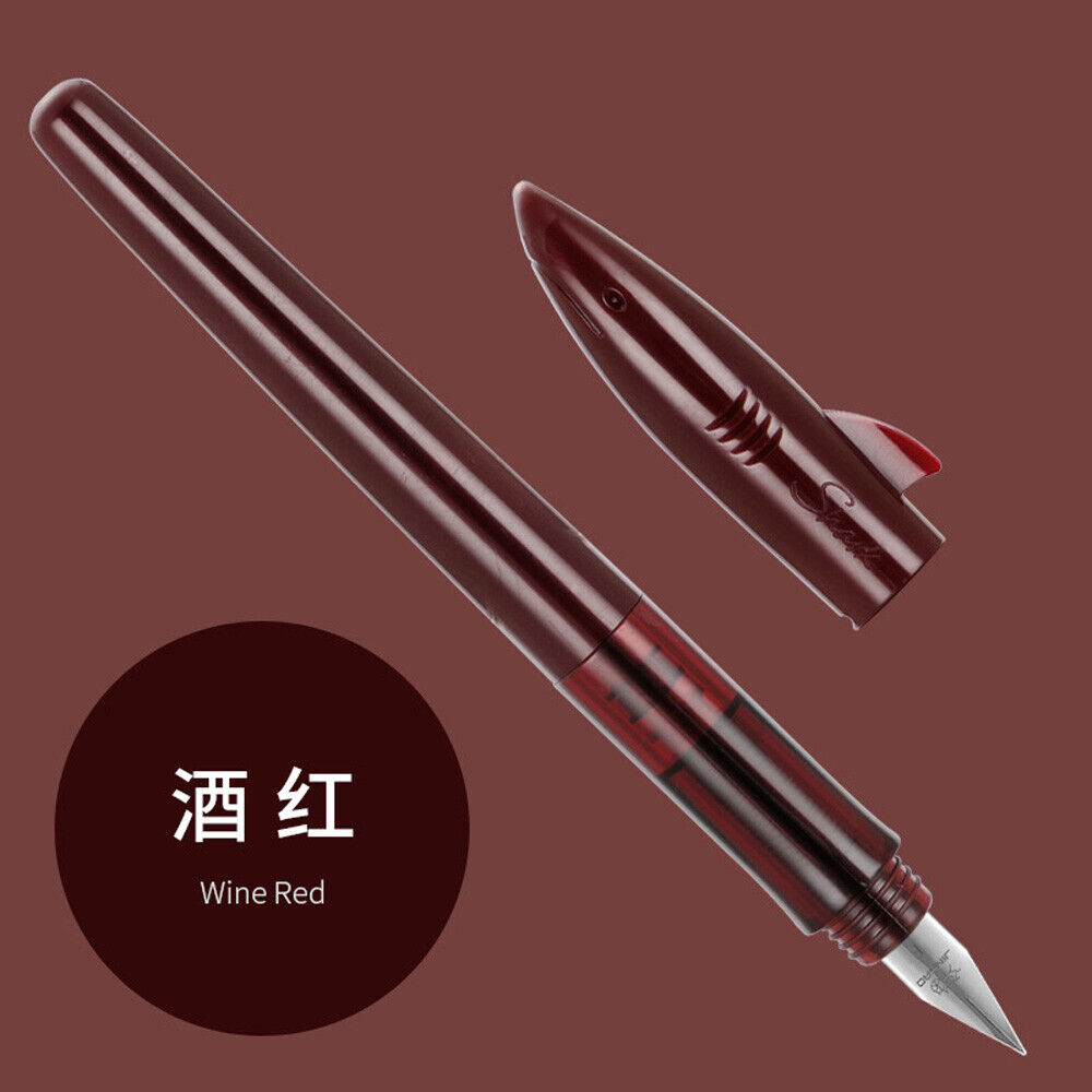 Jinhao F/0.5mm Fountain Pen Shark Pen Cap Writing Gift Students practicing#ZH - Picture 15 of 20