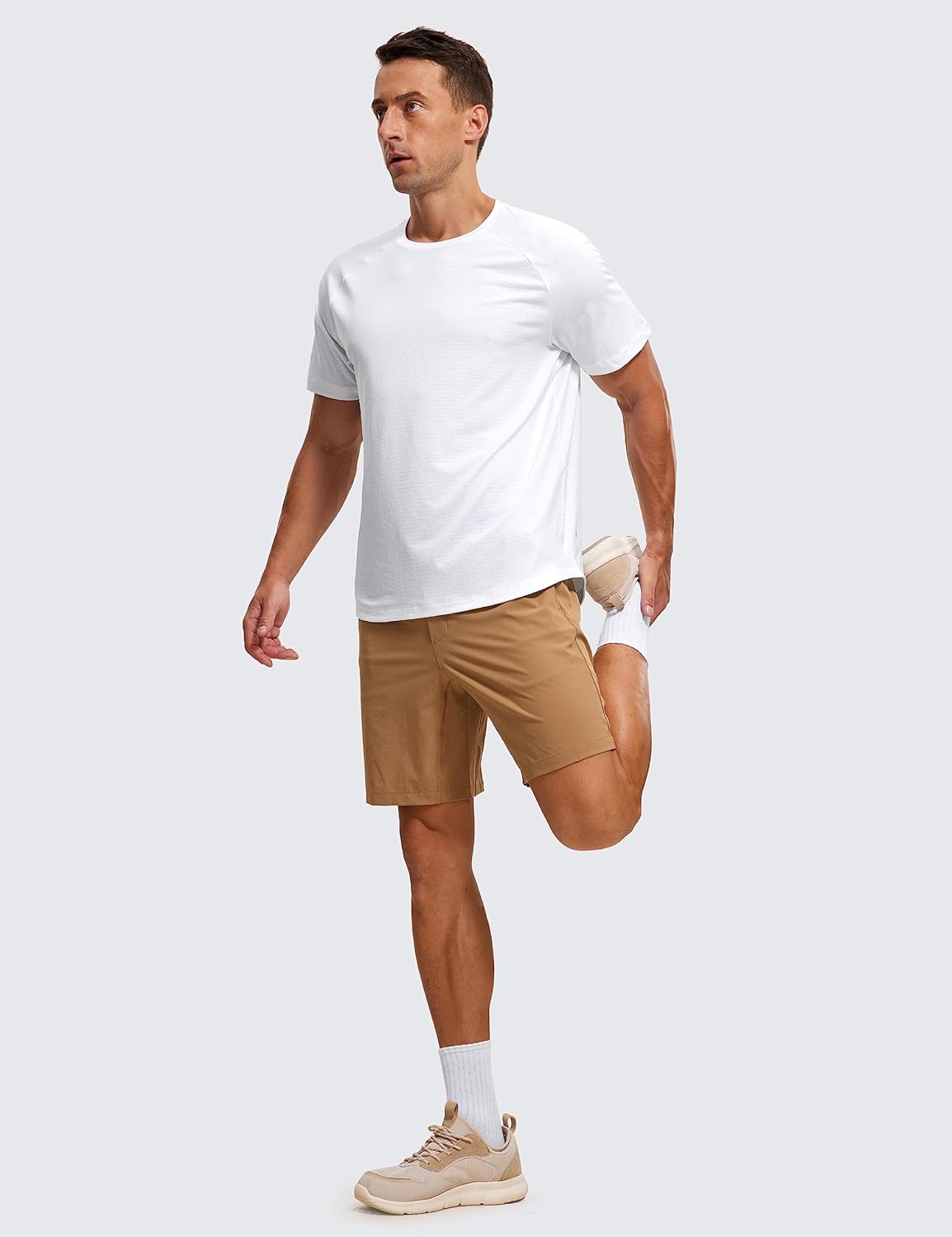 Leichte sportliche Herren T-Shirts Laufen Trainingsshirt Kurzarm Gym Tops - Bild 17 von 54