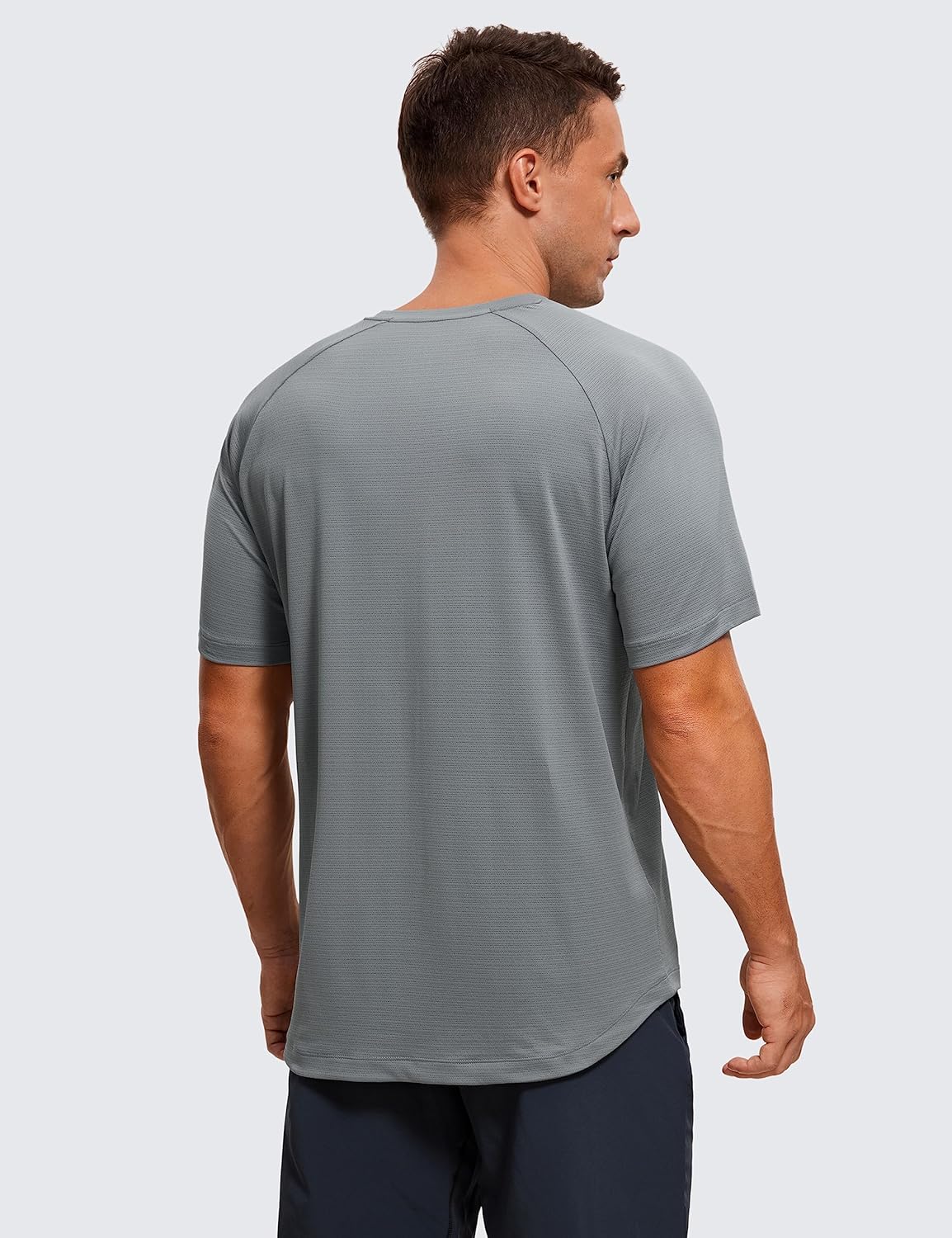 Leichte sportliche Herren T-Shirts Laufen Trainingsshirt Kurzarm Gym Tops - Bild 20 von 54