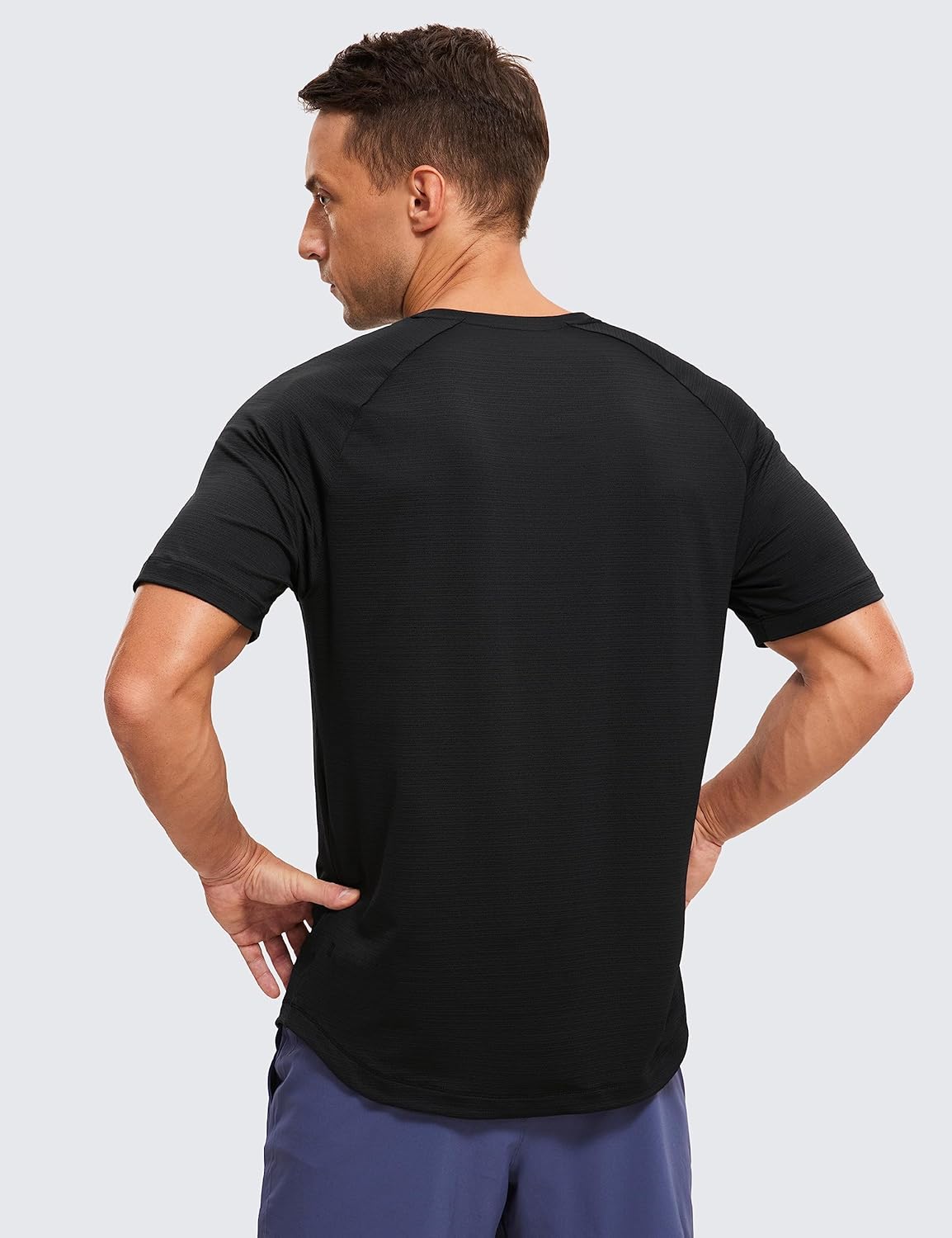 Leichte sportliche Herren T-Shirts Laufen Trainingsshirt Kurzarm Gym Tops - Bild 25 von 54