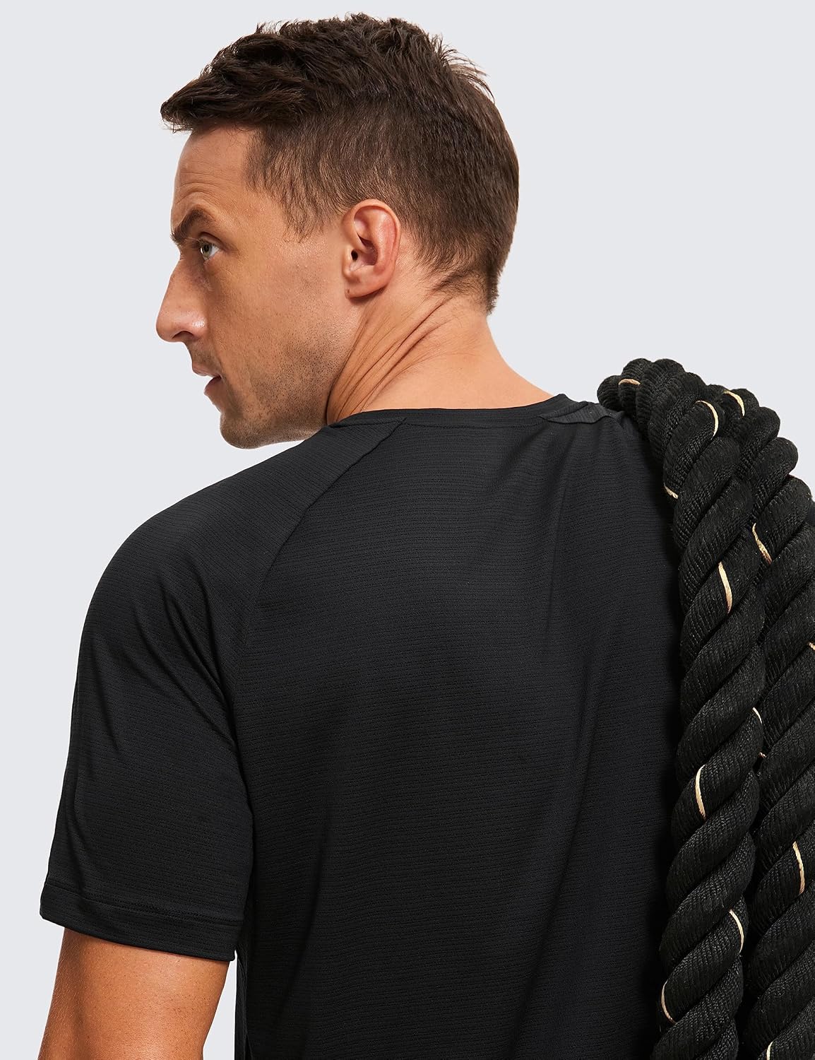 Leichte sportliche Herren T-Shirts Laufen Trainingsshirt Kurzarm Gym Tops - Bild 27 von 54