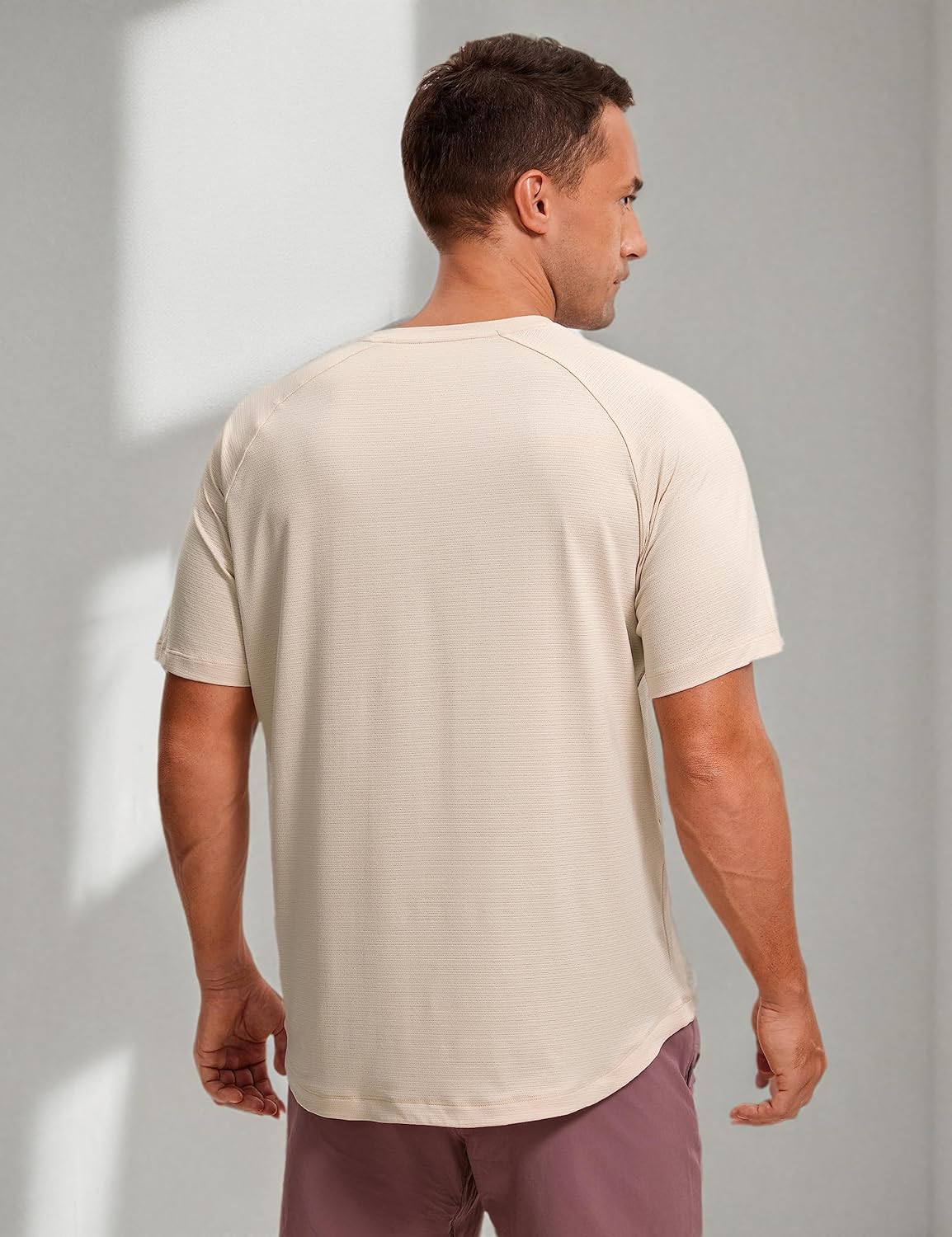 Leichte sportliche Herren T-Shirts Laufen Trainingsshirt Kurzarm Gym Tops - Bild 33 von 54