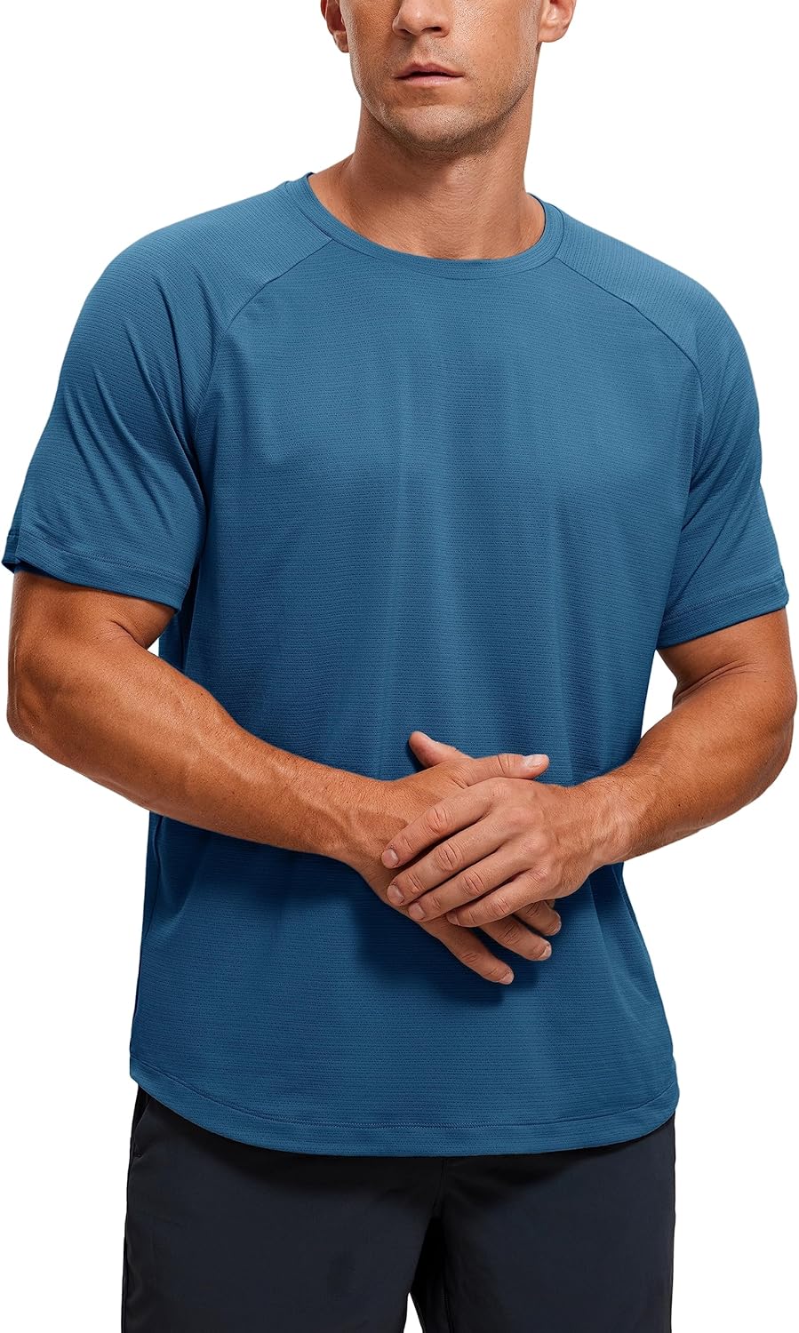 Leichte sportliche Herren T-Shirts Laufen Trainingsshirt Kurzarm Gym Tops - Bild 47 von 54