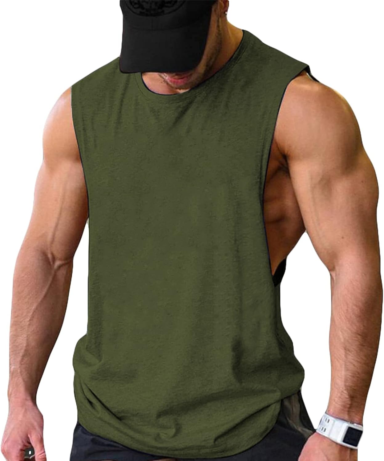 Herren Training Tank Top Gym Bodybuilding Ärmellos Muskel T-Shirts Abgeschnittene Shirts - Bild 22 von 117