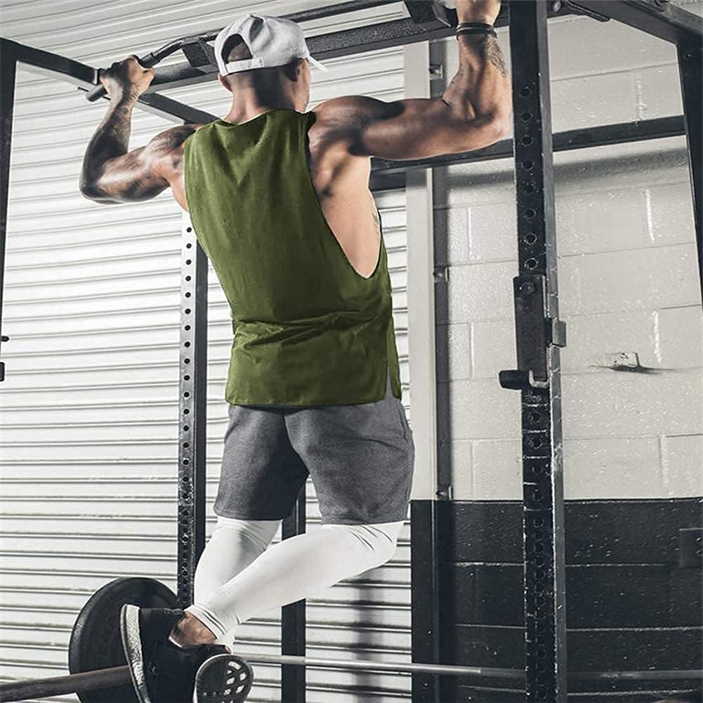 Herren Training Tank Top Gym Bodybuilding Ärmellos Muskel T-Shirts Abgeschnittene Shirts - Bild 25 von 117
