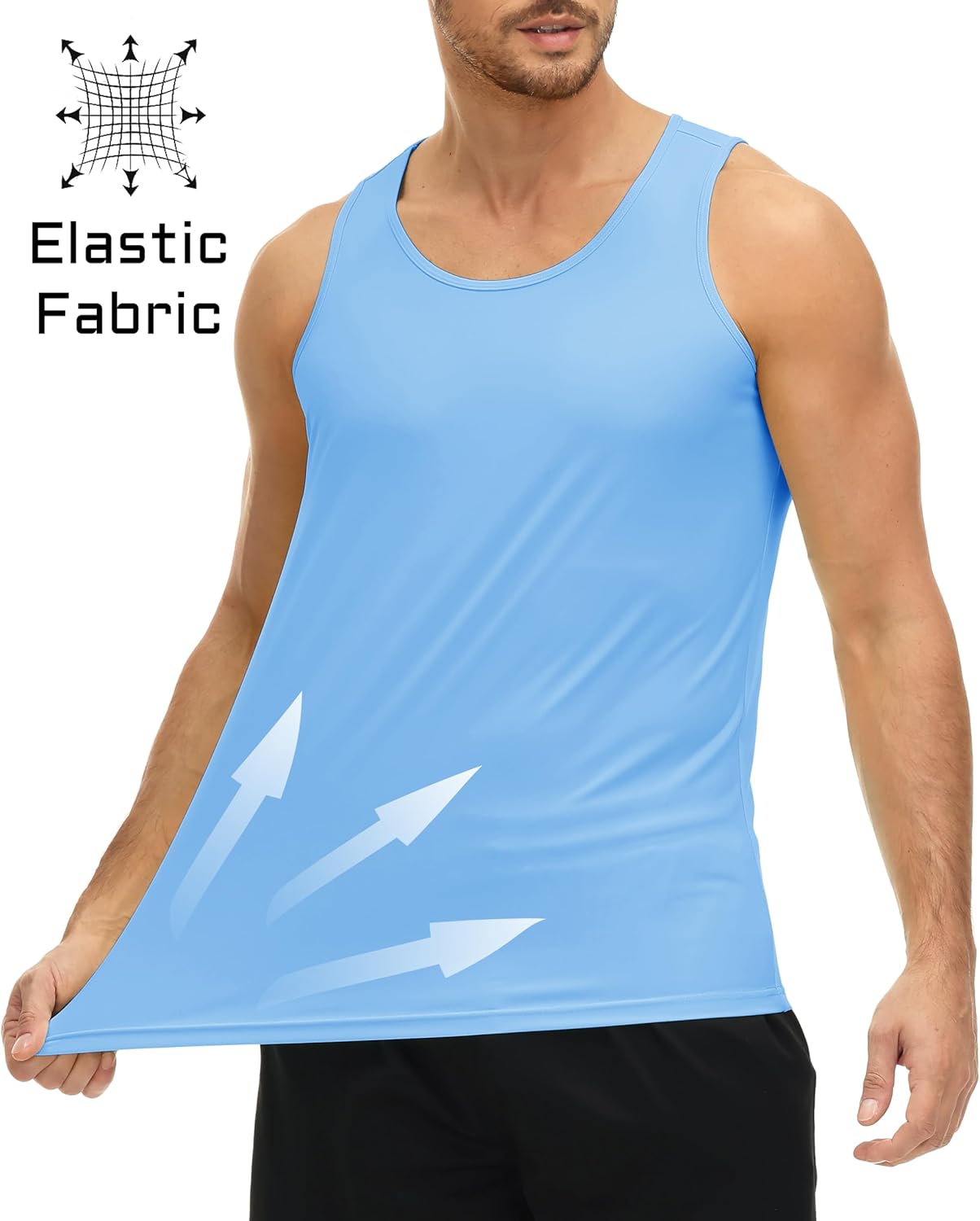 Herren Tank Top schnelltrocknend Sommer Training Muskel ärmellose Shirts für Bodybuilding - Bild 25 von 137