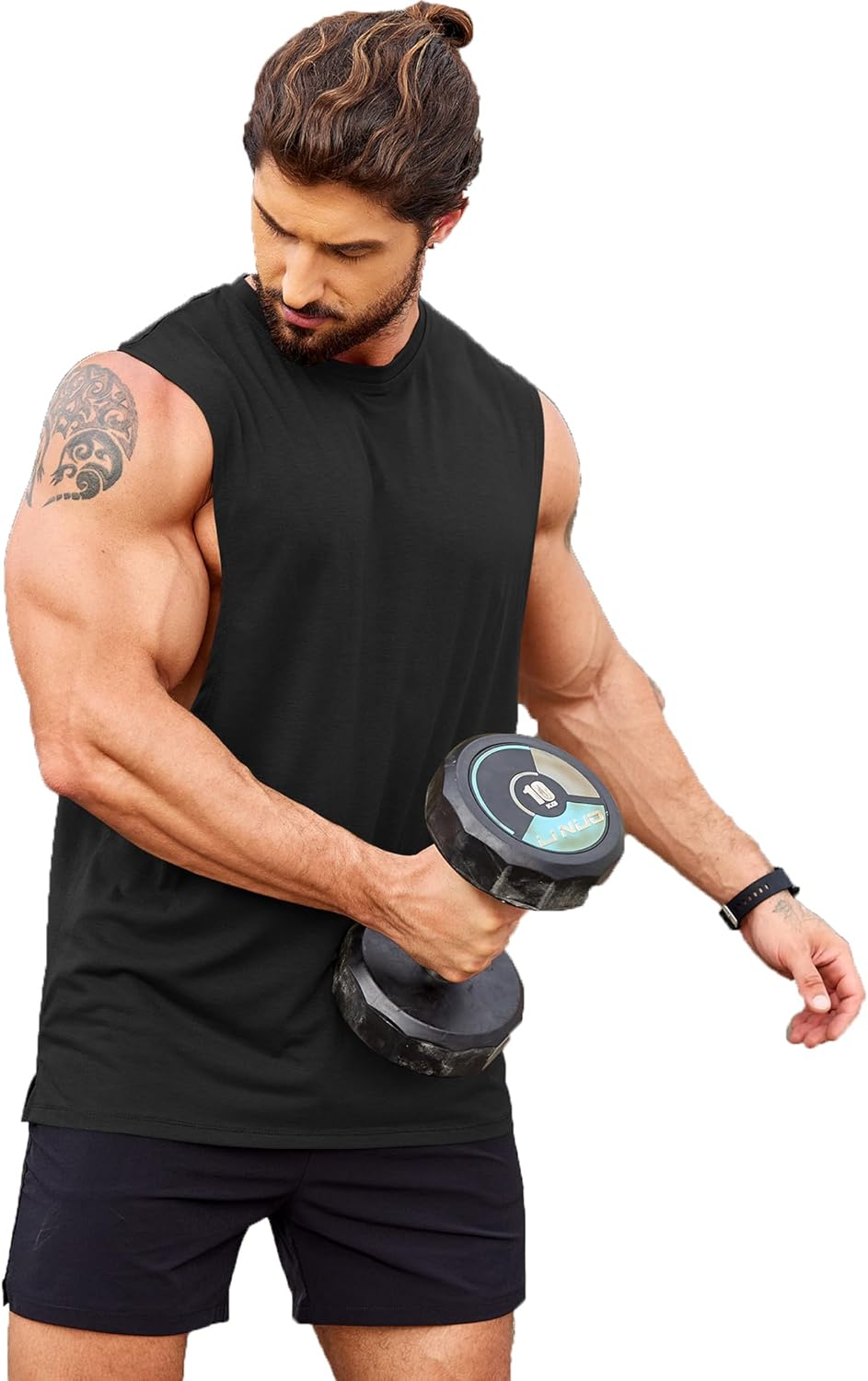 Herren Training Tank Top Gym Bodybuilding Ärmellos Muskel T-Shirts Abgeschnittene Shirts - Bild 35 von 117