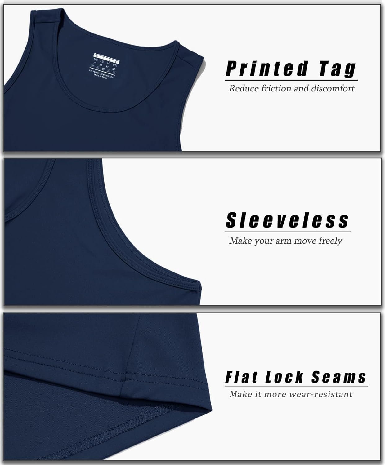 Herren Tank Top schnelltrocknend Sommer Training Muskel ärmellose Shirts für Bodybuilding - Bild 33 von 137