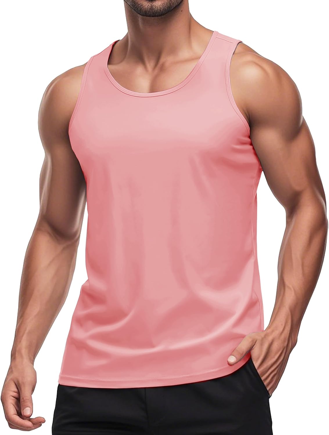 Herren Tank Top schnelltrocknend Sommer Training Muskel ärmellose Shirts für Bodybuilding - Bild 37 von 137