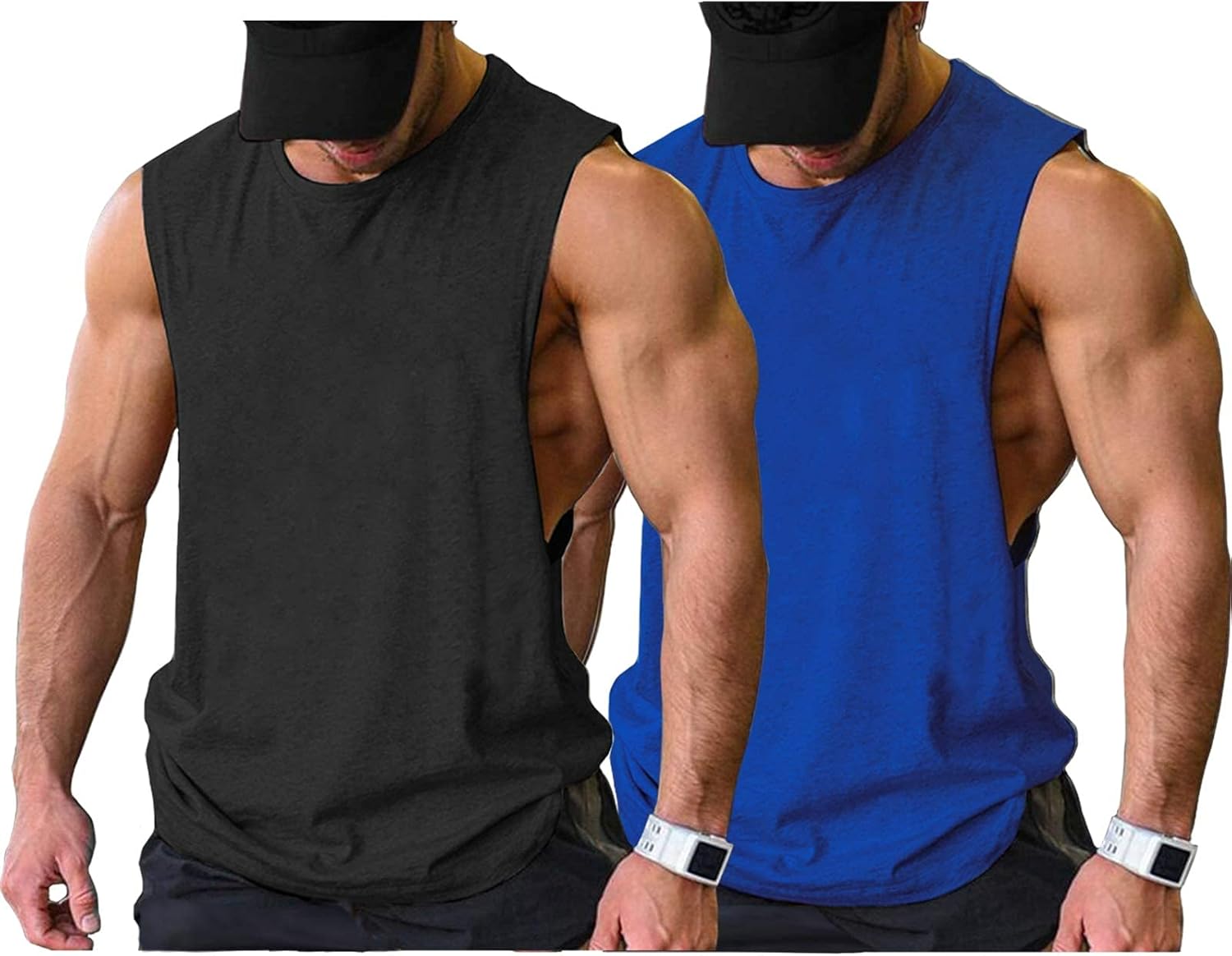 Herren Training Tank Top Gym Bodybuilding Ärmellos Muskel T-Shirts Abgeschnittene Shirts - Bild 47 von 117