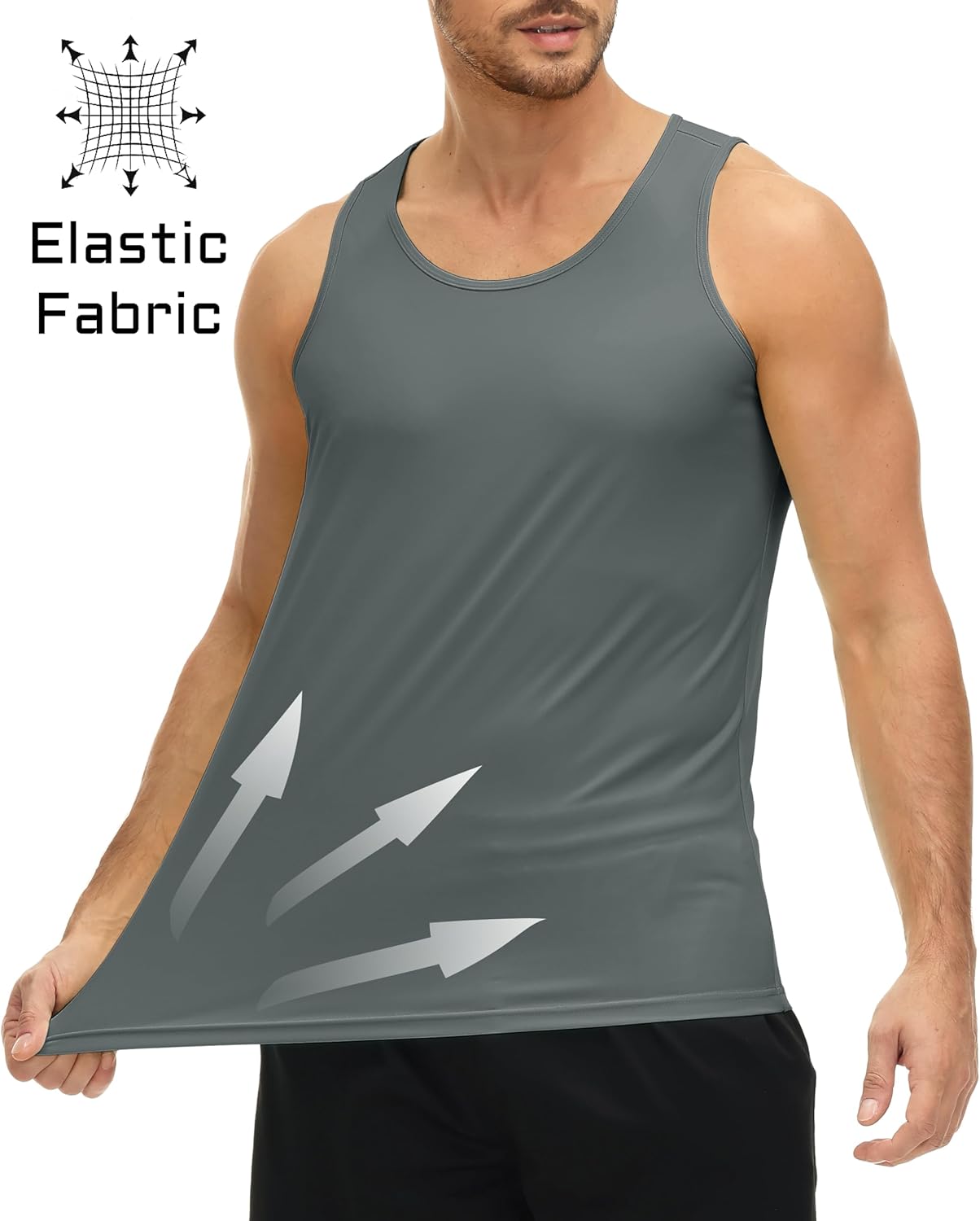 Herren Tank Top schnelltrocknend Sommer Training Muskel ärmellose Shirts für Bodybuilding - Bild 45 von 137