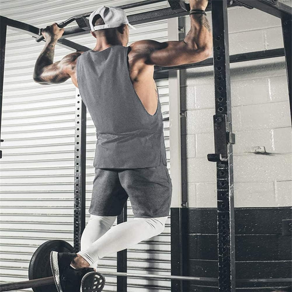 Herren Training Tank Top Gym Bodybuilding Ärmellos Muskel T-Shirts Abgeschnittene Shirts - Bild 55 von 117