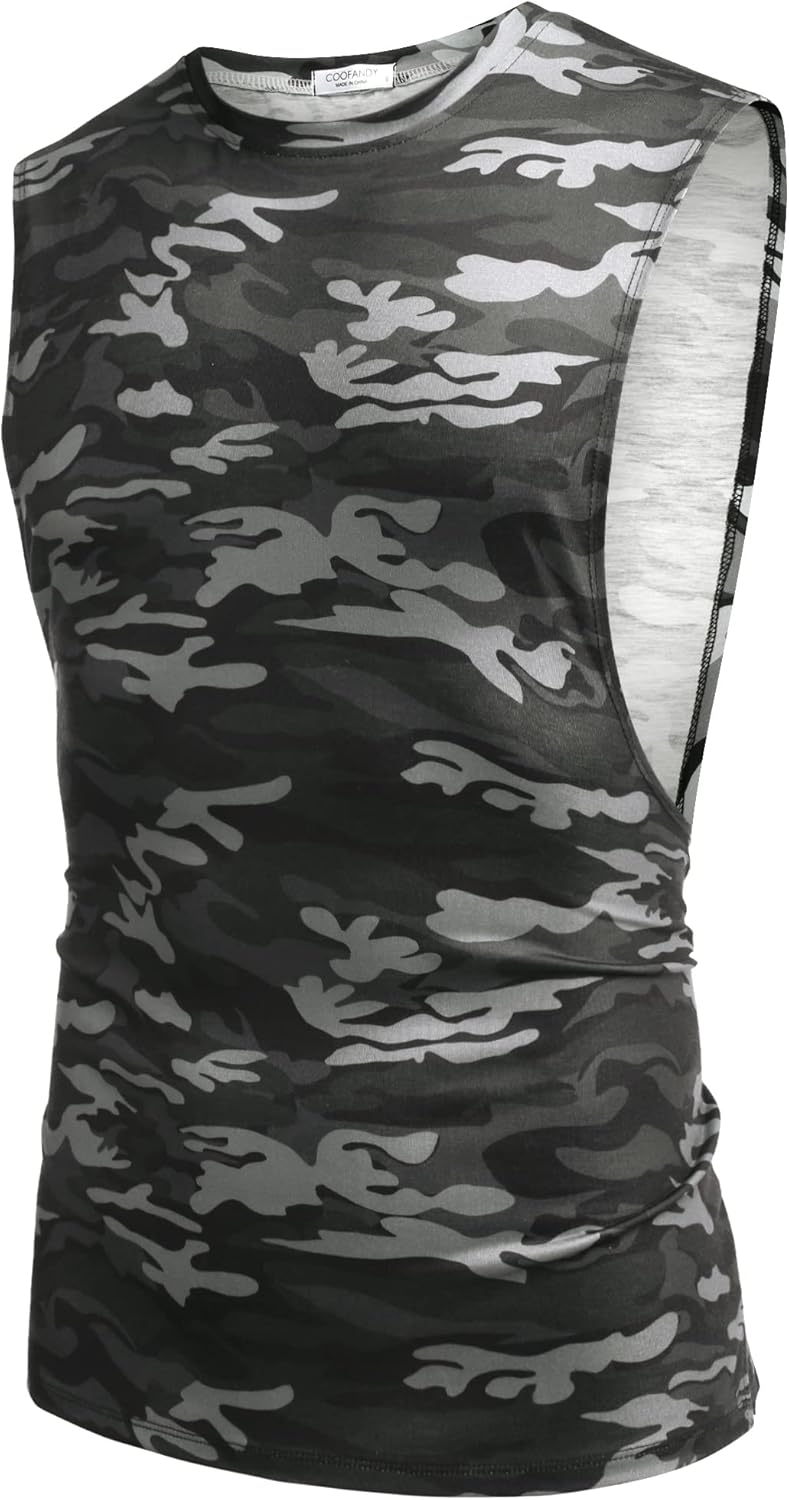 Herren Training Tank Top Gym Bodybuilding Ärmellos Muskel T-Shirts Abgeschnittene Shirts - Bild 68 von 117