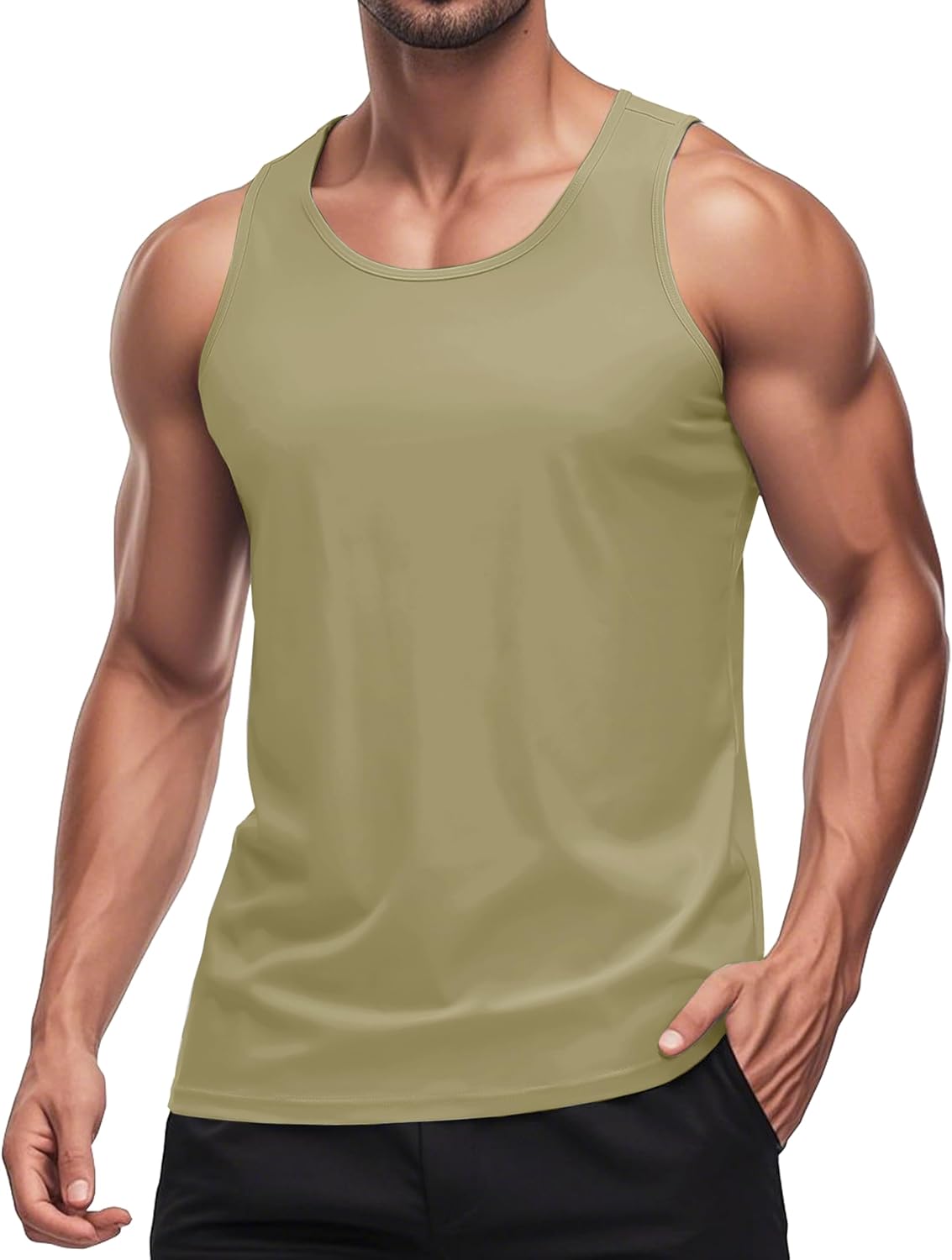 Herren Tank Top schnelltrocknend Sommer Training Muskel ärmellose Shirts für Bodybuilding - Bild 56 von 137