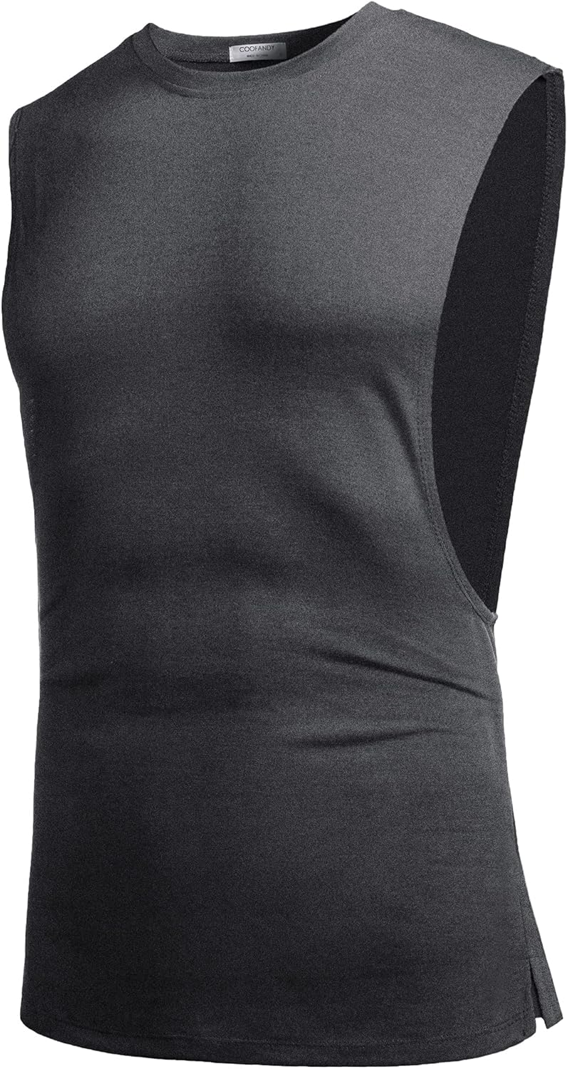 Herren Training Tank Top Gym Bodybuilding Ärmellos Muskel T-Shirts Abgeschnittene Shirts - Bild 72 von 117