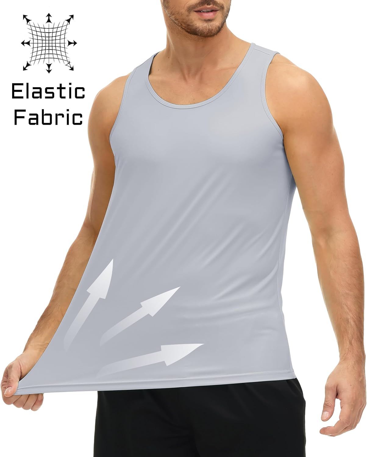 Herren Tank Top schnelltrocknend Sommer Training Muskel ärmellose Shirts für Bodybuilding - Bild 69 von 137