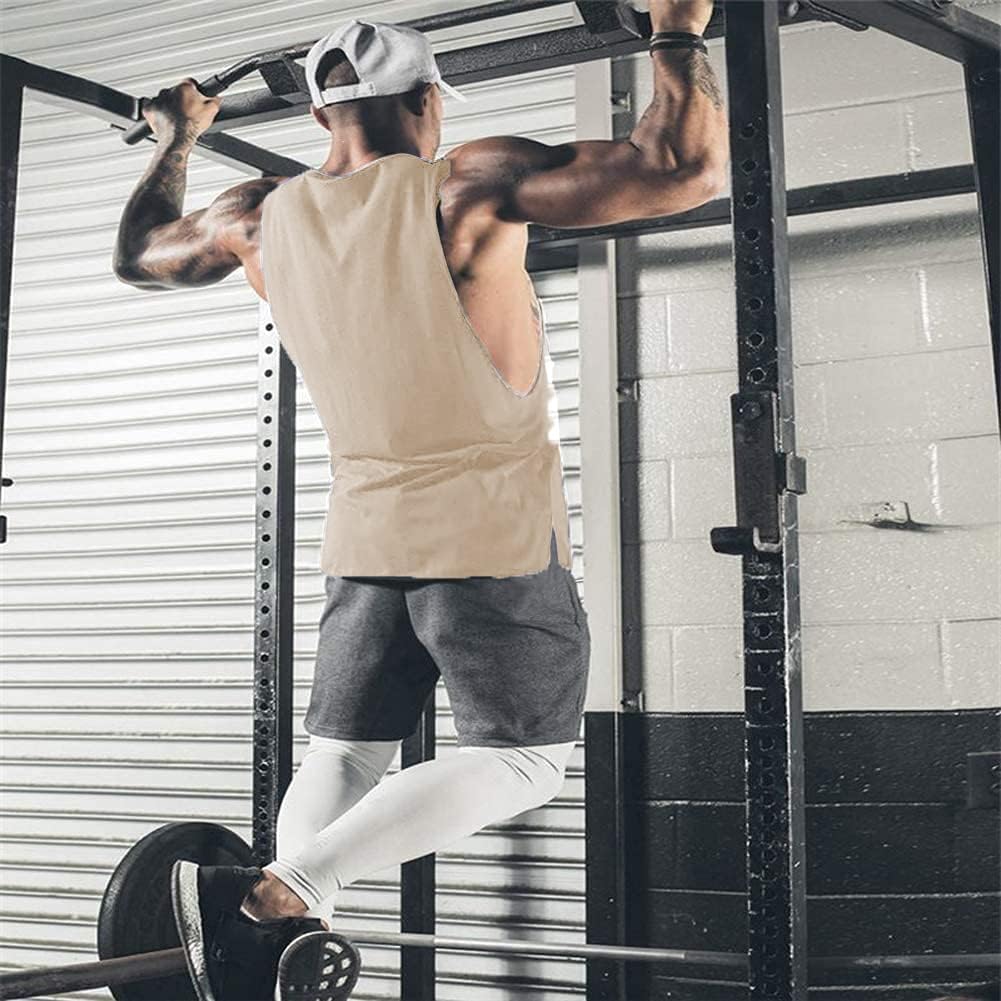 Herren Training Tank Top Gym Bodybuilding Ärmellos Muskel T-Shirts Abgeschnittene Shirts - Bild 88 von 117
