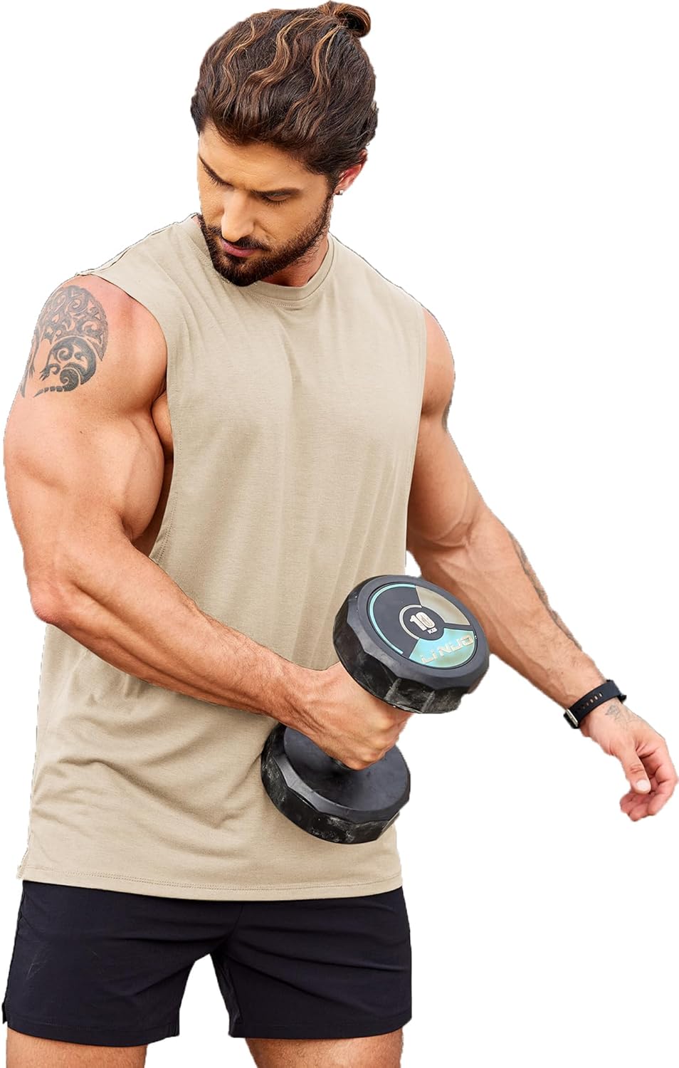 Herren Training Tank Top Gym Bodybuilding Ärmellos Muskel T-Shirts Abgeschnittene Shirts - Bild 89 von 117