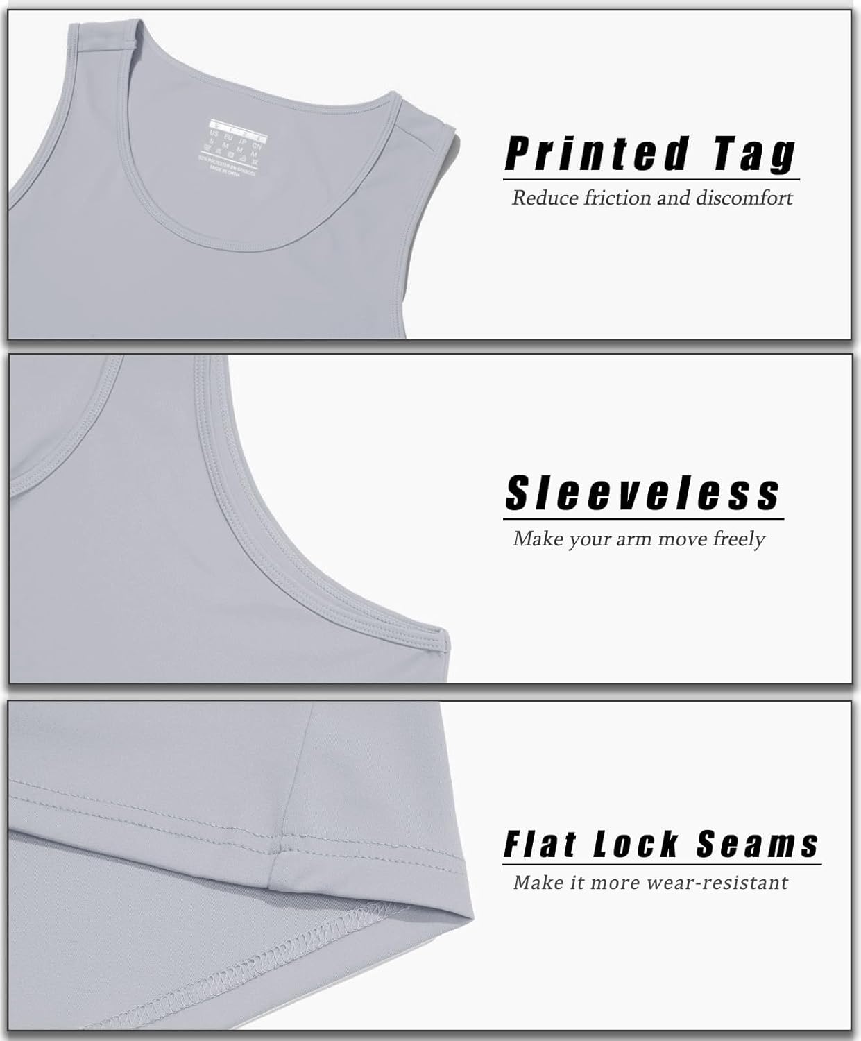 Herren Tank Top schnelltrocknend Sommer Training Muskel ärmellose Shirts für Bodybuilding - Bild 70 von 137