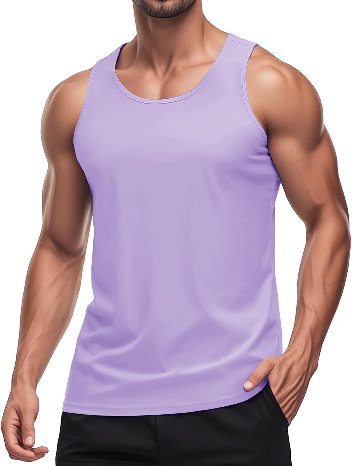 Herren Tank Top schnelltrocknend Sommer Training Muskel ärmellose Shirts für Bodybuilding - Bild 75 von 137