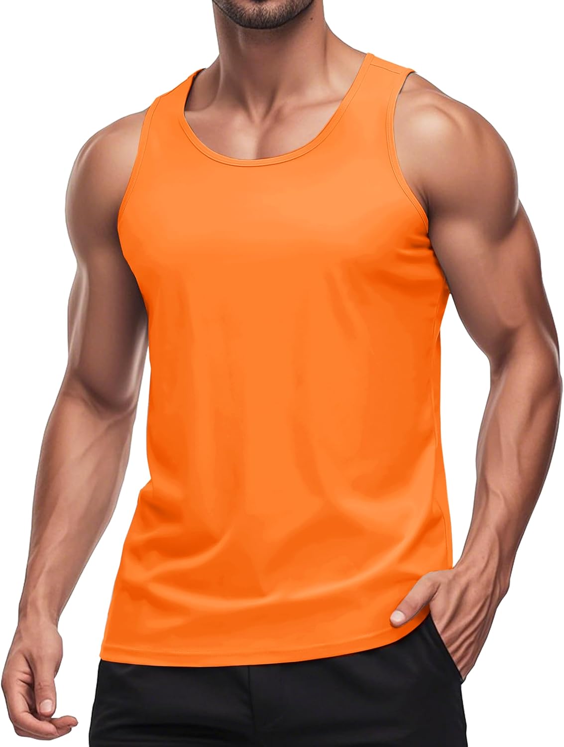 Herren Tank Top schnelltrocknend Sommer Training Muskel ärmellose Shirts für Bodybuilding - Bild 82 von 137