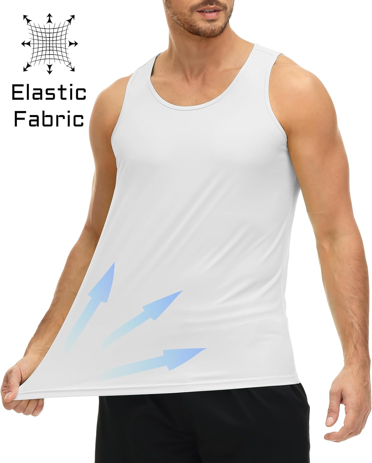 Herren Tank Top schnelltrocknend Sommer Training Muskel ärmellose Shirts für Bodybuilding - Bild 90 von 137