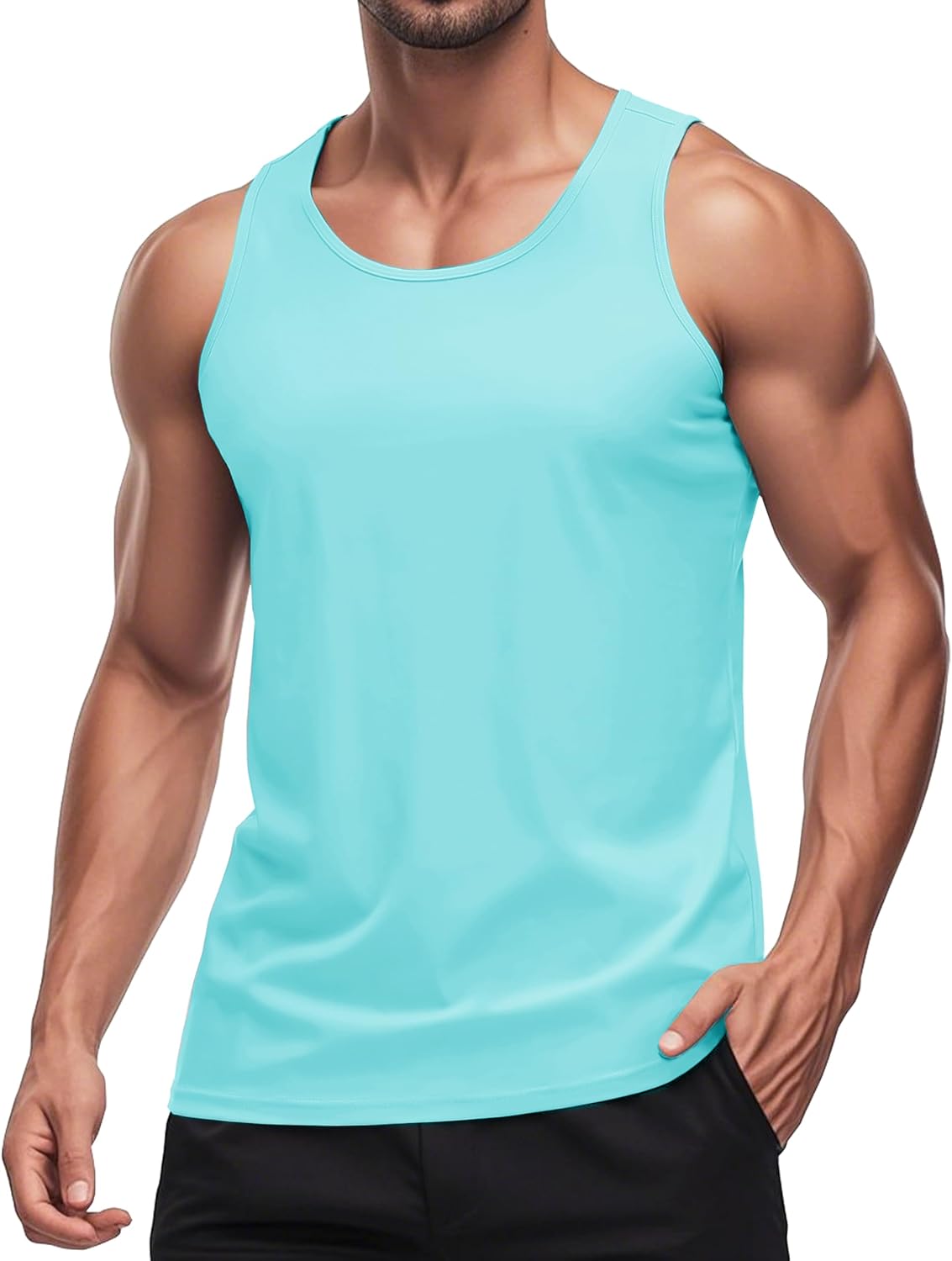 Herren Tank Top schnelltrocknend Sommer Training Muskel ärmellose Shirts für Bodybuilding - Bild 105 von 137