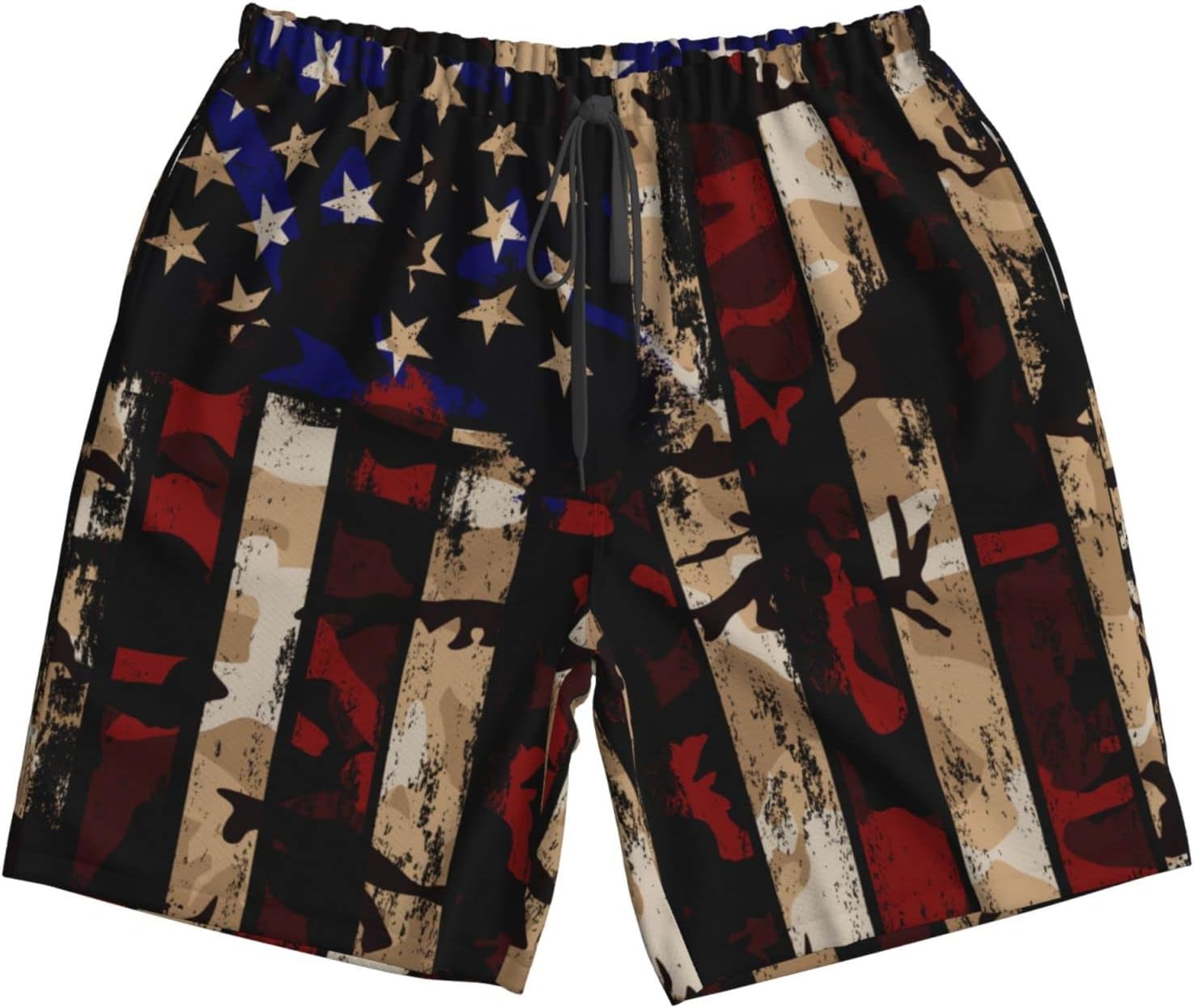 Men's Swim Trunks Beach Board Shorts Quick Dry Swimwear Sports with Pockets - Picture 30 of 99