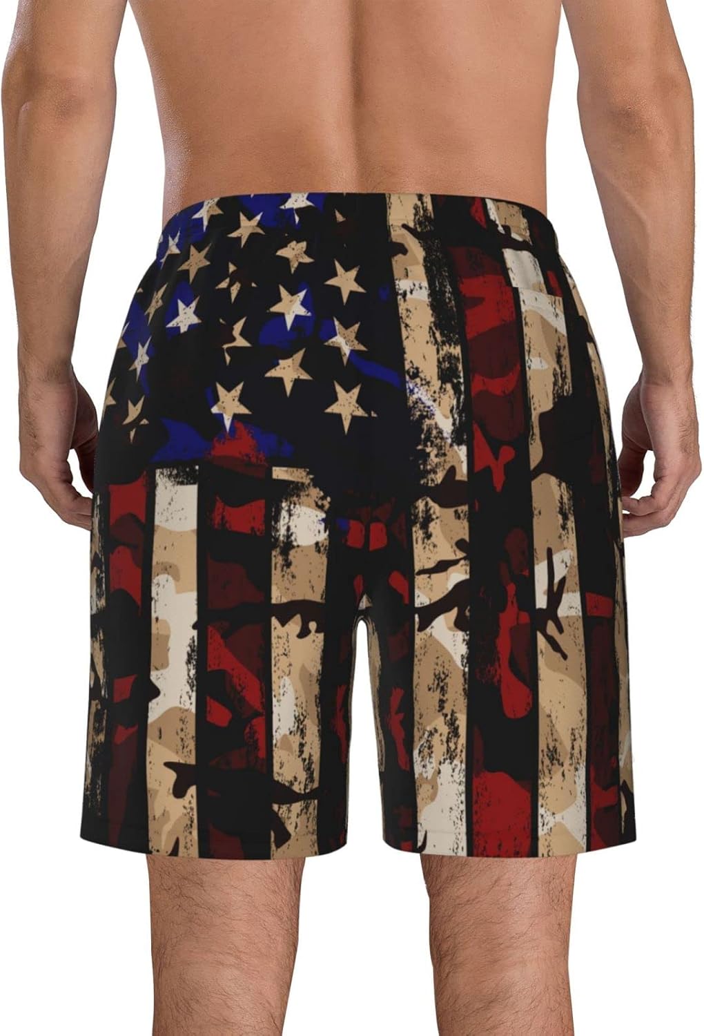 Men's Swim Trunks Beach Board Shorts Quick Dry Swimwear Sports with Pockets - Picture 33 of 99