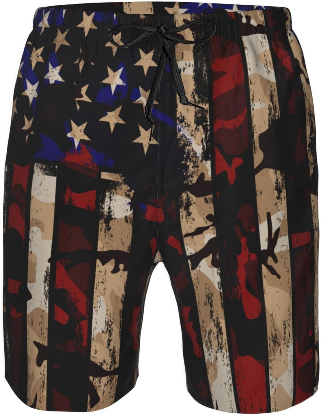 Men's Swim Trunks Beach Board Shorts Quick Dry Swimwear Sports with Pockets - Picture 34 of 99