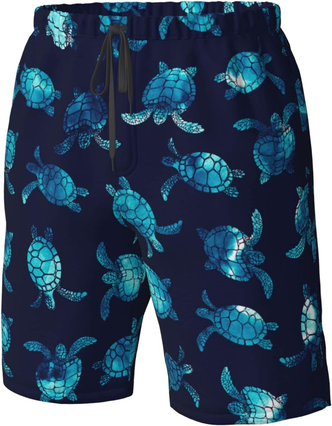 Men's Swim Trunks Beach Board Shorts Quick Dry Swimwear Sports with Pockets - Picture 43 of 99