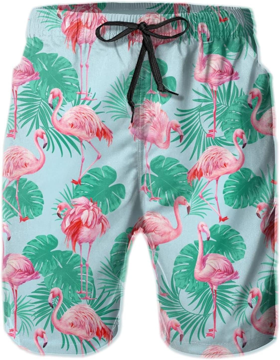 Men's Swim Trunks Beach Board Shorts Quick Dry Swimwear Sports with Pockets - Picture 45 of 99