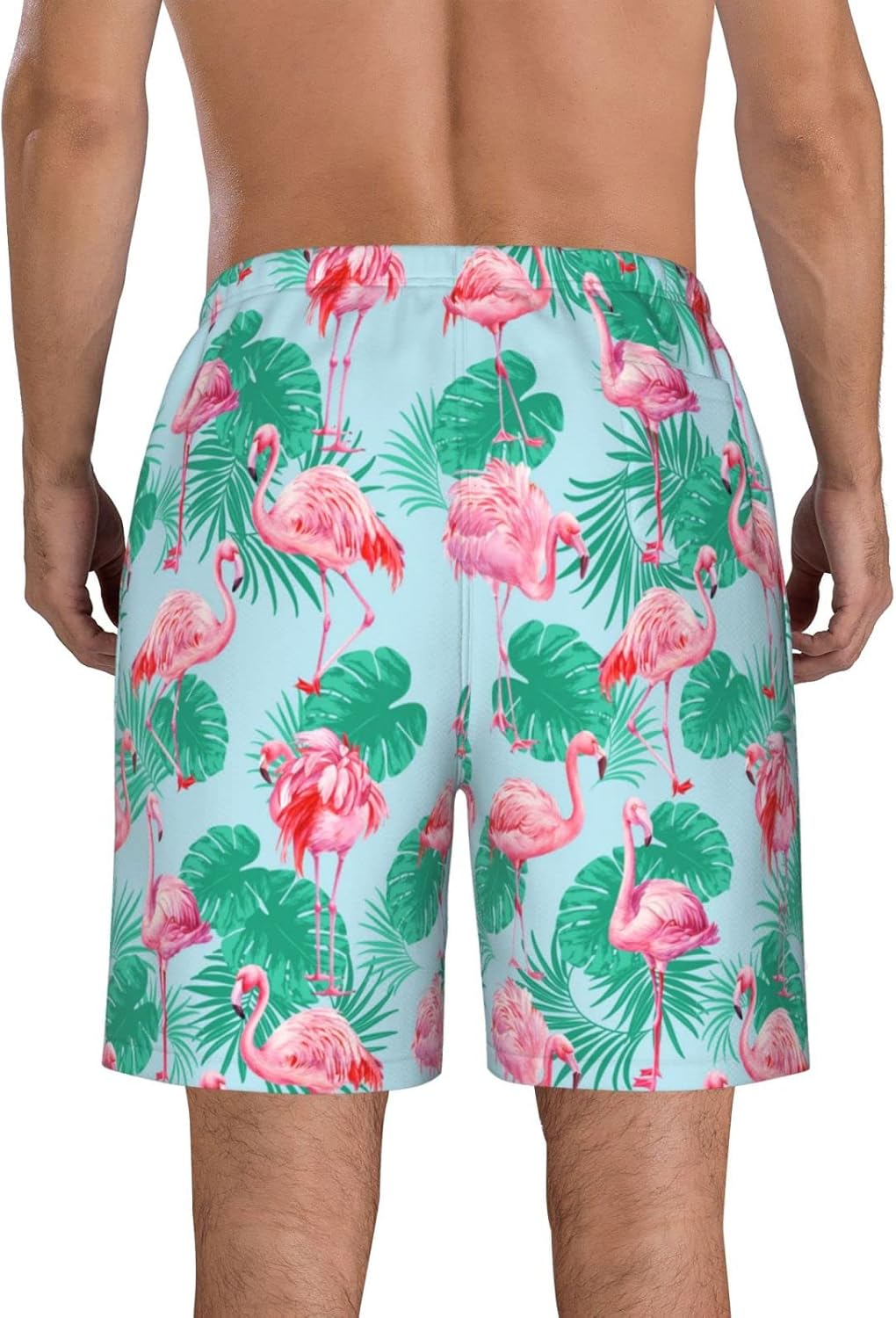 Men's Swim Trunks Beach Board Shorts Quick Dry Swimwear Sports with Pockets - Picture 49 of 99