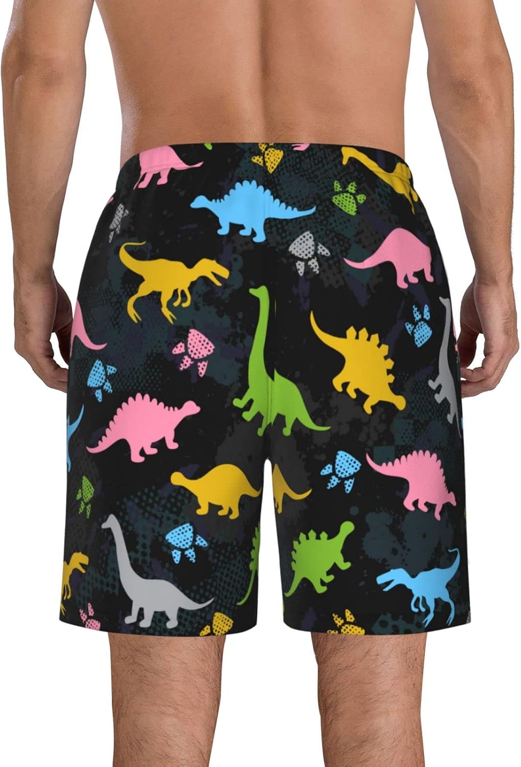 Men's Swim Trunks Beach Board Shorts Quick Dry Swimwear Sports with Pockets - Picture 57 of 99