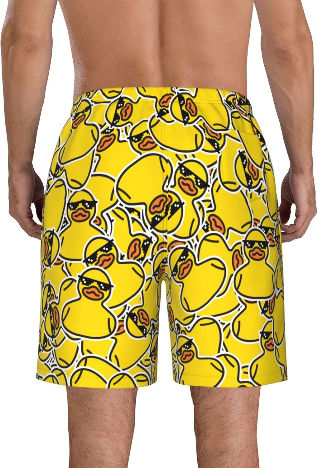 Men's Swim Trunks Beach Board Shorts Quick Dry Swimwear Sports with Pockets - Picture 65 of 99