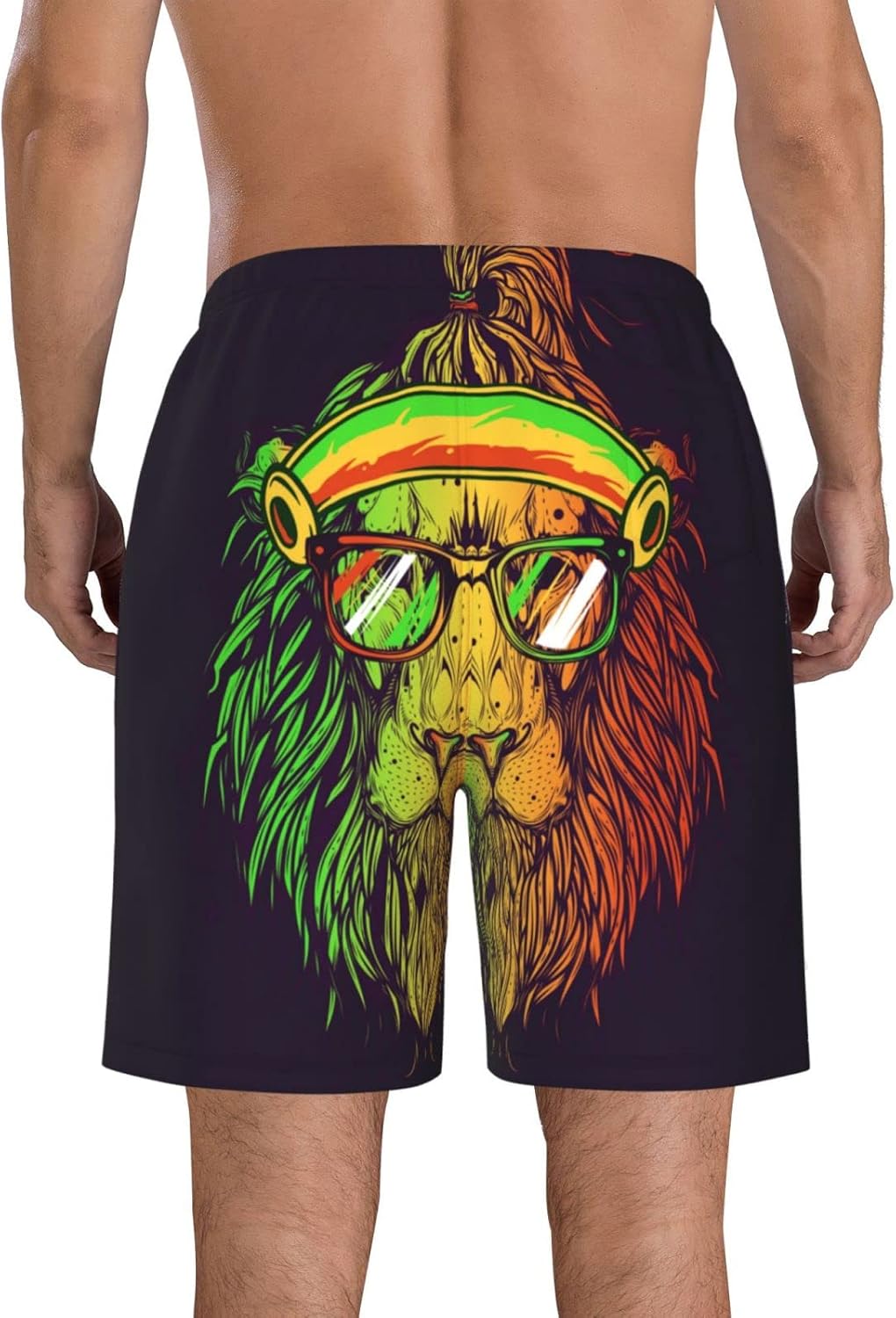 Men's Swim Trunks Beach Board Shorts Quick Dry Swimwear Sports with Pockets - Picture 89 of 99