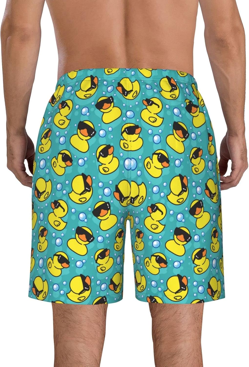 Men's Swim Trunks Beach Board Shorts Quick Dry Swimwear Sports with Pockets - Picture 96 of 99