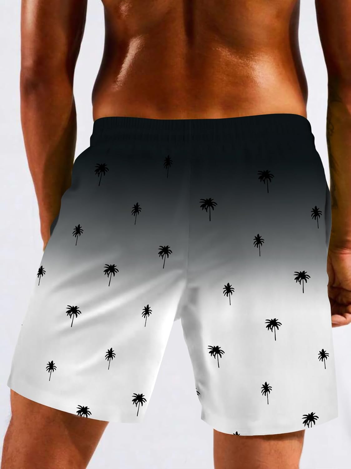 Men's Swim Trunk with Compression Liner Quick Dry Board Shorts Surf Beach Shorts - Picture 131 of 132