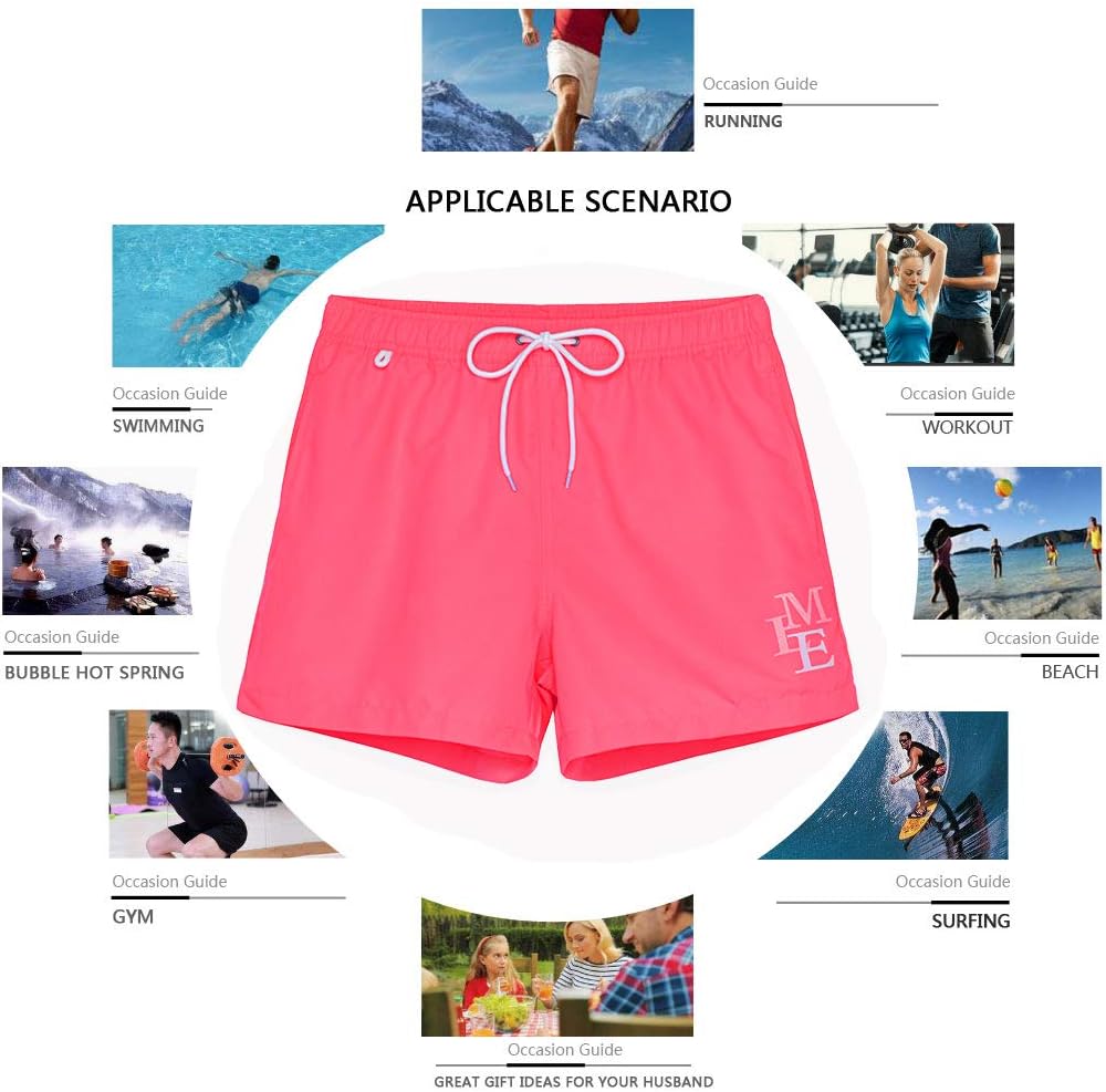 Beach Shorts Swim Trunks Quick Dry Men's Bathing Suit with Mesh Lining - Picture 65 of 111