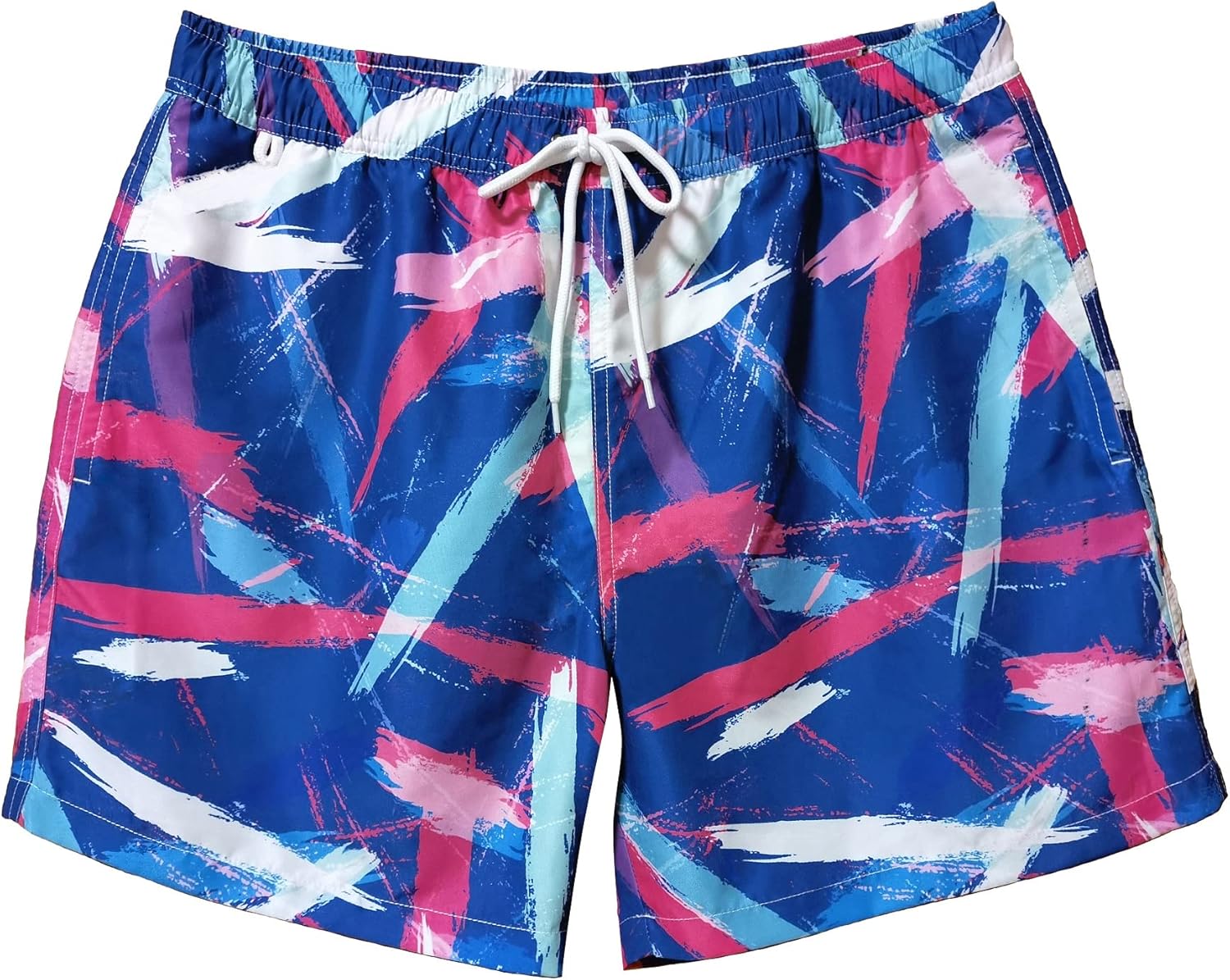 Beach Shorts Swim Trunks Quick Dry Men's Bathing Suit with Mesh Lining - Picture 93 of 111