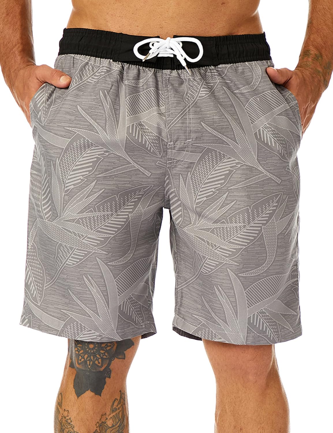 Bañador para hombre de secado rápido boardshorts para hombre, trajes de baño para hombre con forro de malla - Imagen 31 de 127
