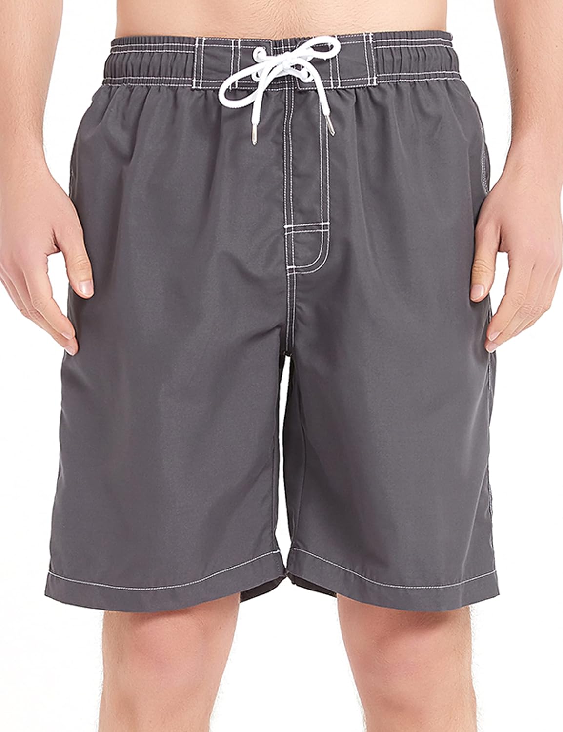 Bañador para hombre de secado rápido boardshorts para hombre, trajes de baño para hombre con forro de malla - Imagen 54 de 127