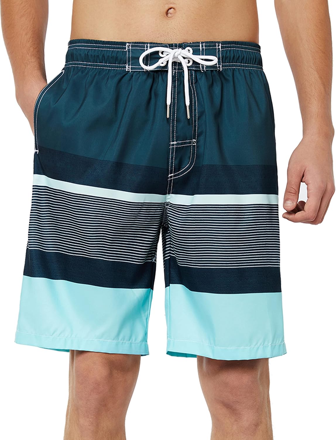 Bañador para hombre de secado rápido boardshorts para hombre, trajes de baño para hombre con forro de malla - Imagen 56 de 127
