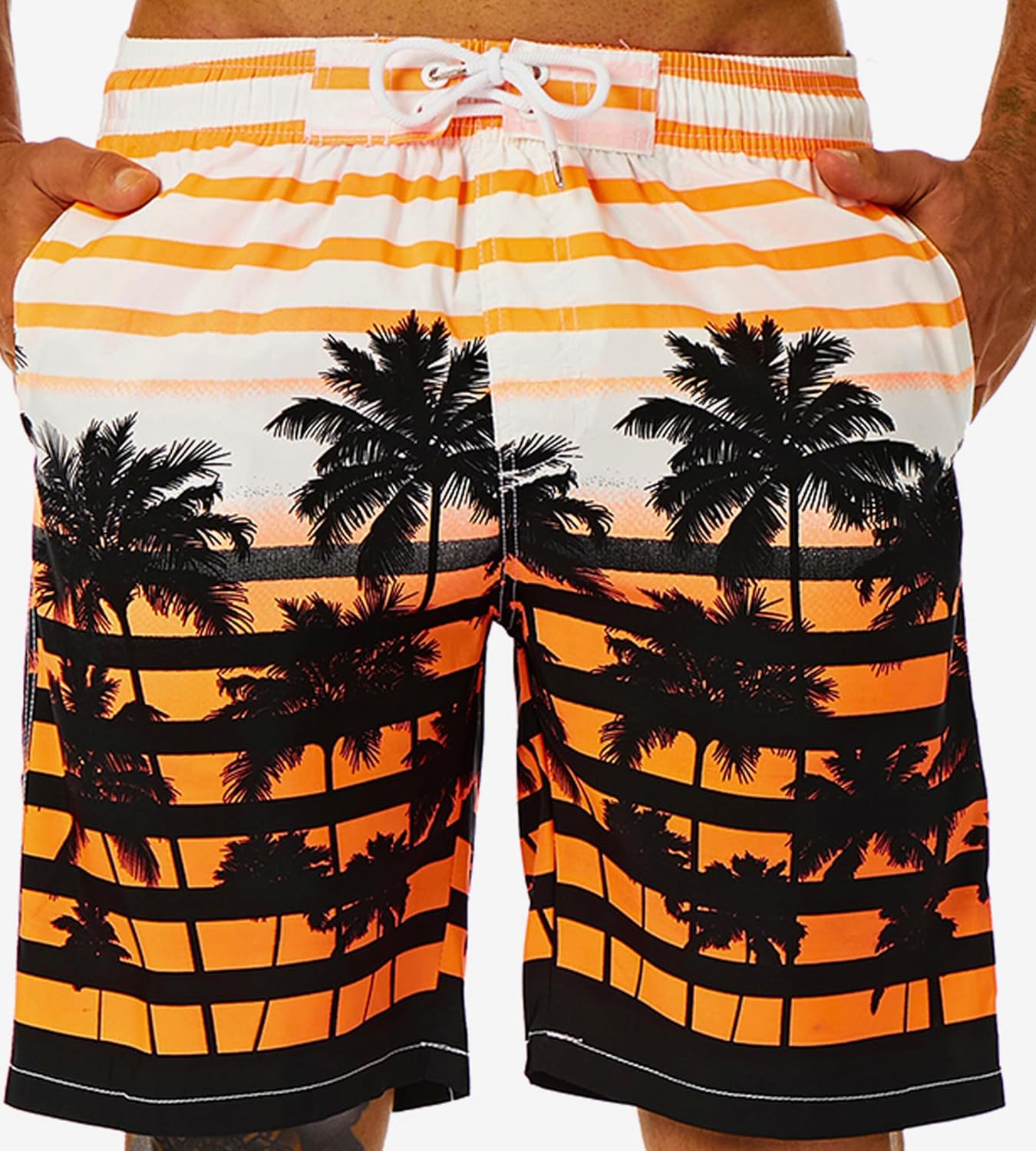 Bañador para hombre de secado rápido boardshorts para hombre, trajes de baño para hombre con forro de malla - Imagen 58 de 127